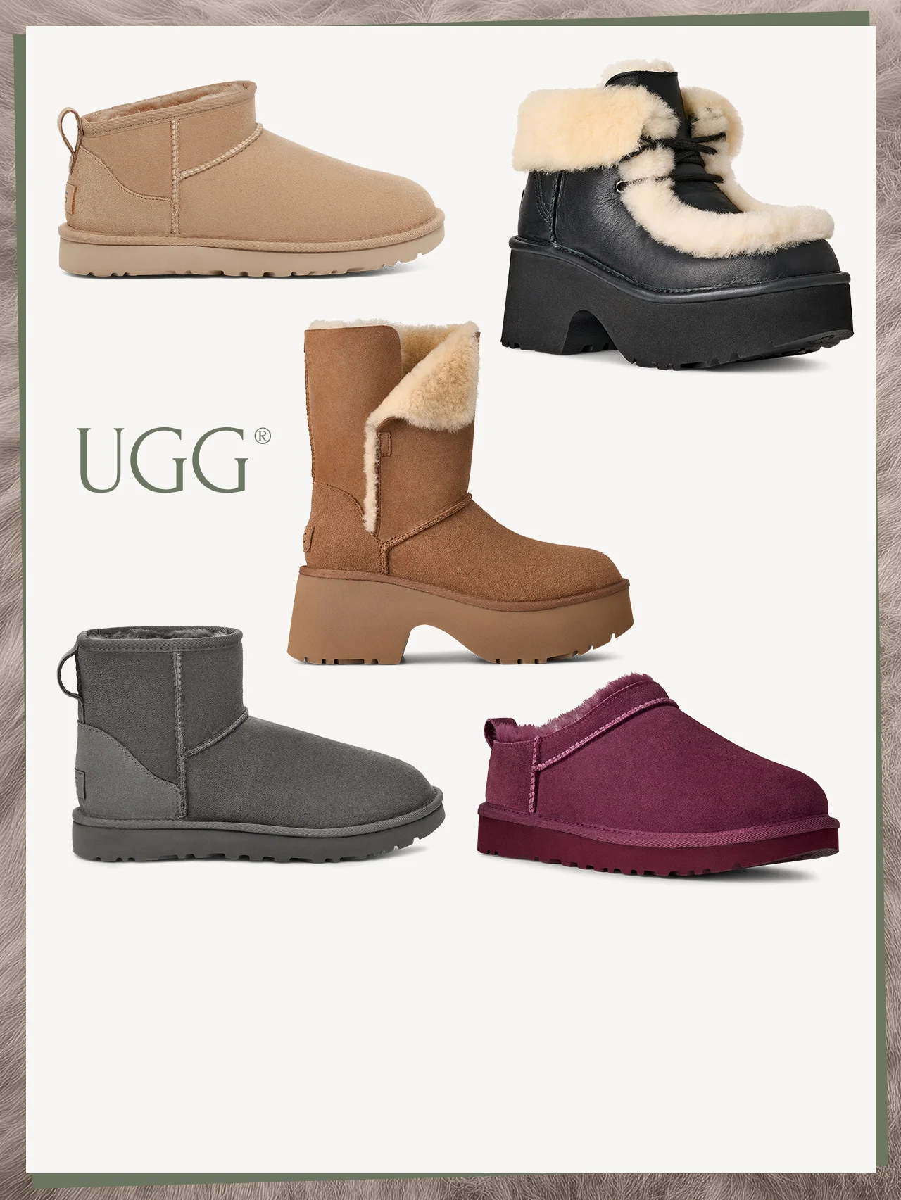 冬はやっぱり【UGG®︎（アグ®︎）】のムートンブーツがほしくなる！ デザインと履き心地を両立した最旬シューズをチェック