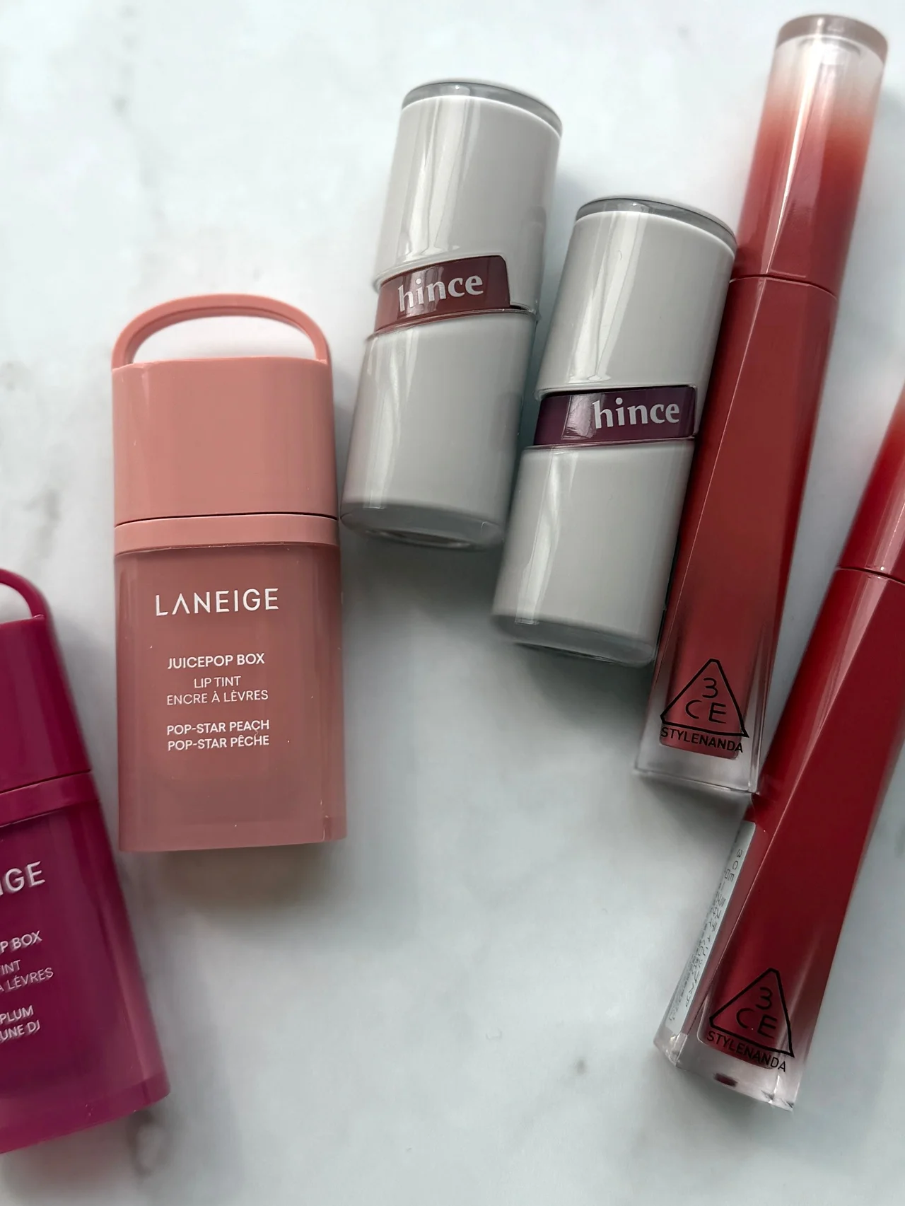 【hince】【ラネージュ】春の唇を彩る、韓国うるおいティントリップ【3CE】