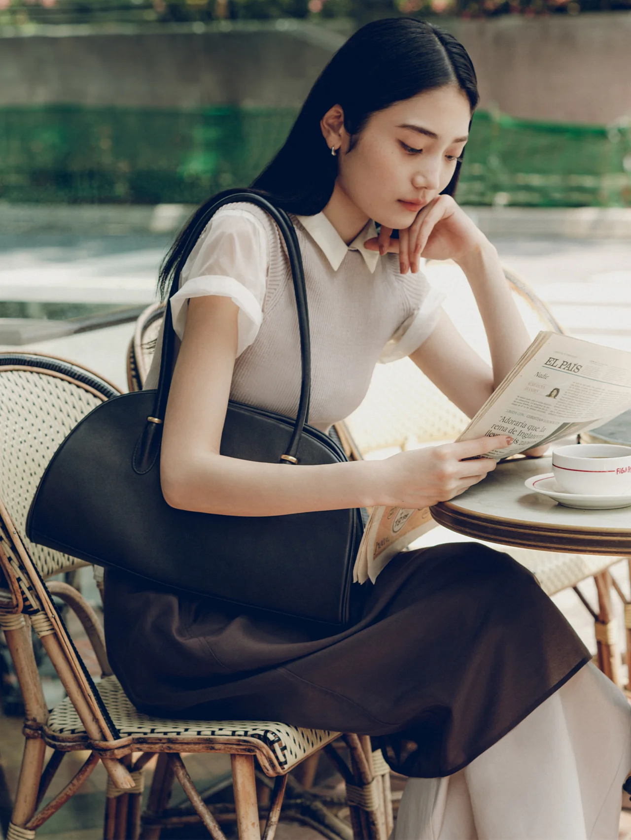 【LUMEN（ルメン）】の「ANNEAU FRAME」バッグがSPURSHOPだけの素材で登場！