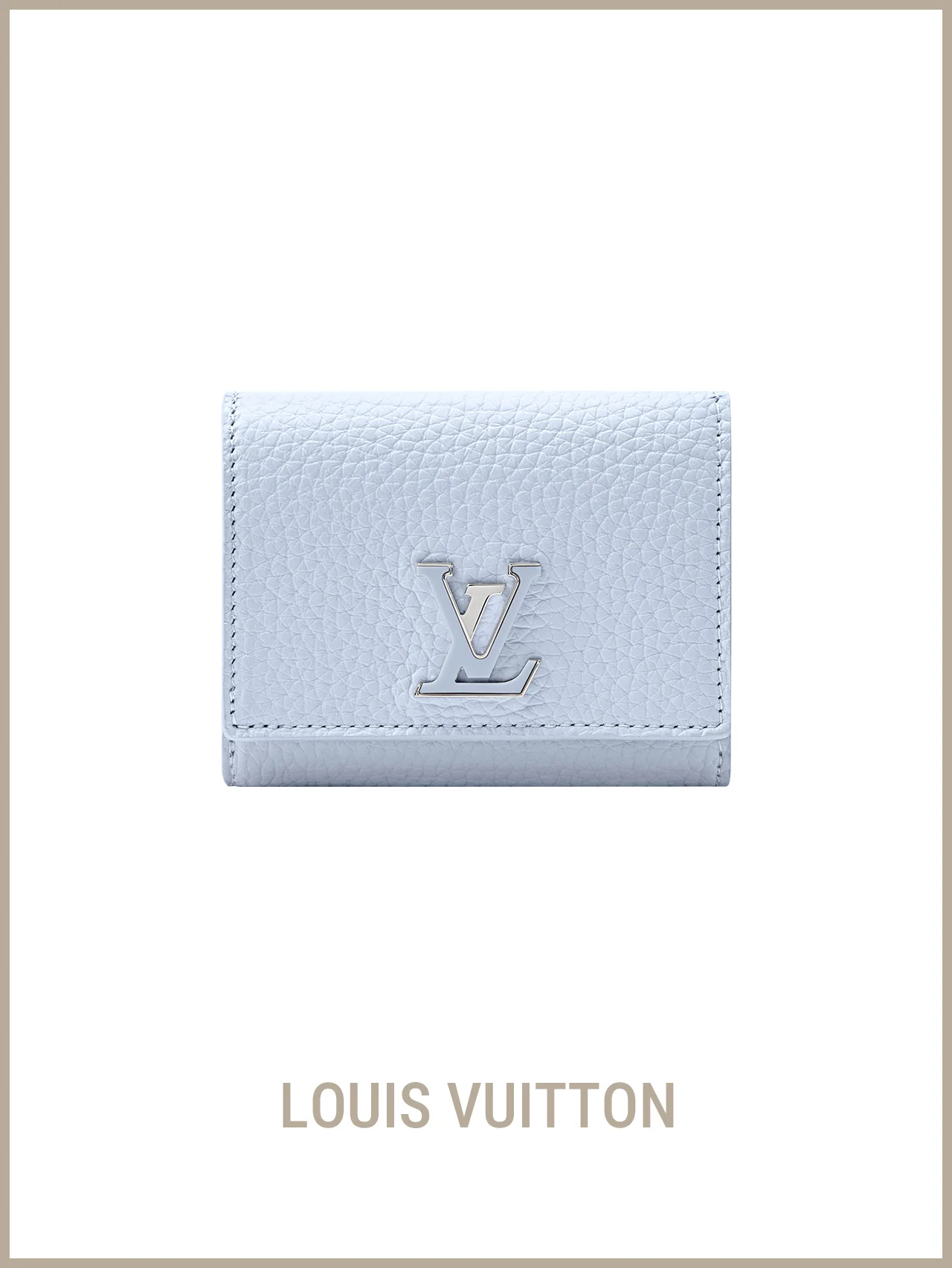 【ルイ・ヴィトン】の財布。アイシートーンが放つ、洗練の余韻
