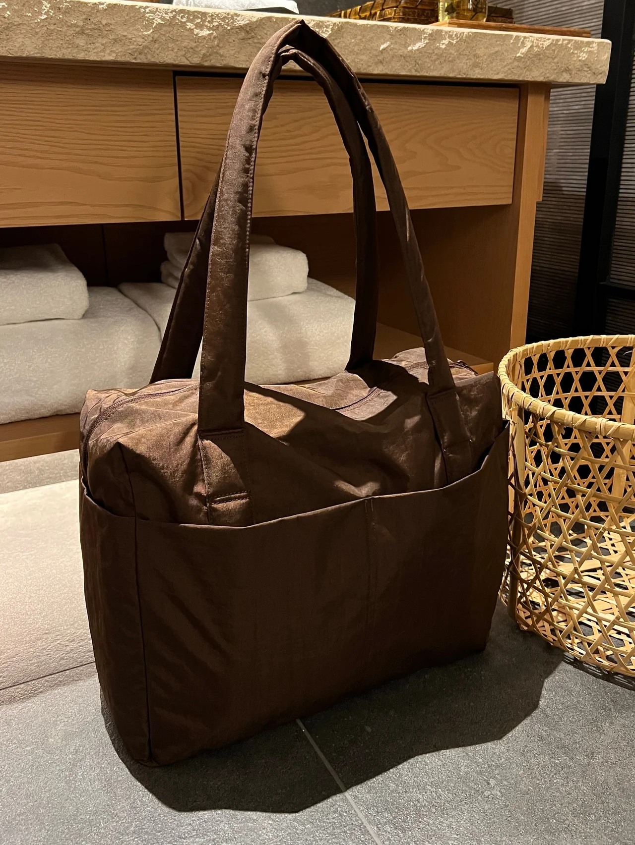  GWの旅行にもおすすめ。【BAGGU】の大容量トートバッグで出張が快適でした！