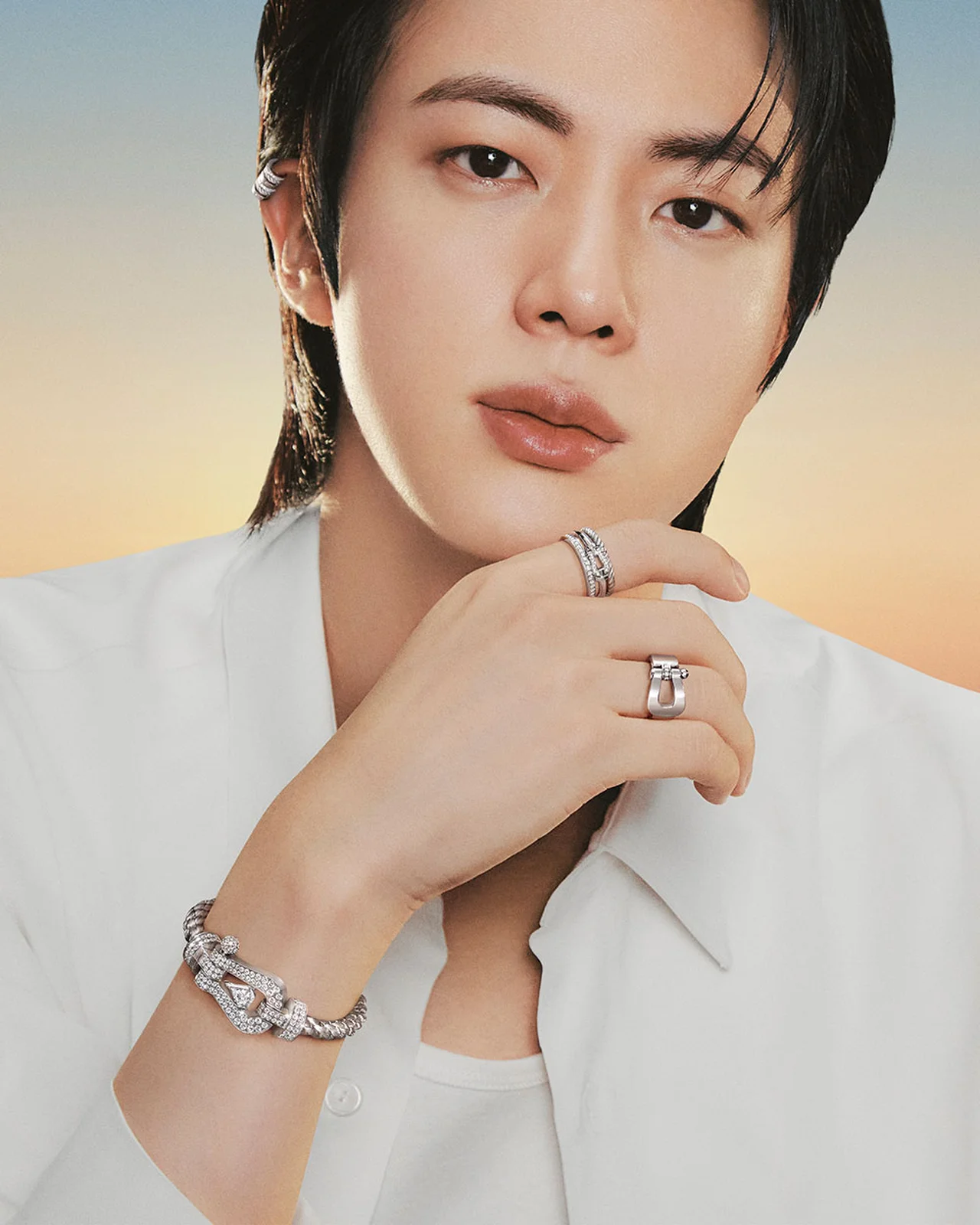 #BTS #Jin が【 #フレッド 】の「フォース10」にフォーカスした新キャンペーンビジュアルに登場！