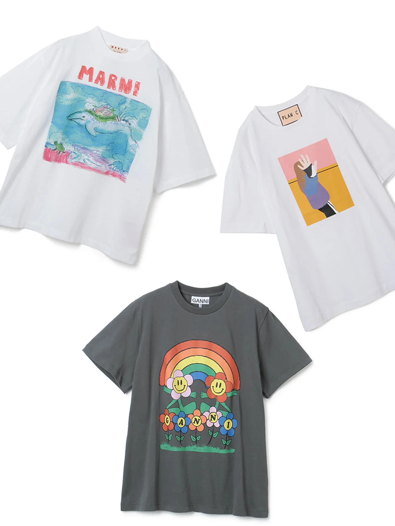 何枚あっても困らない♡ グラフィカルな【Tシャツ】３選／mirabellaで買えるモード vol.63