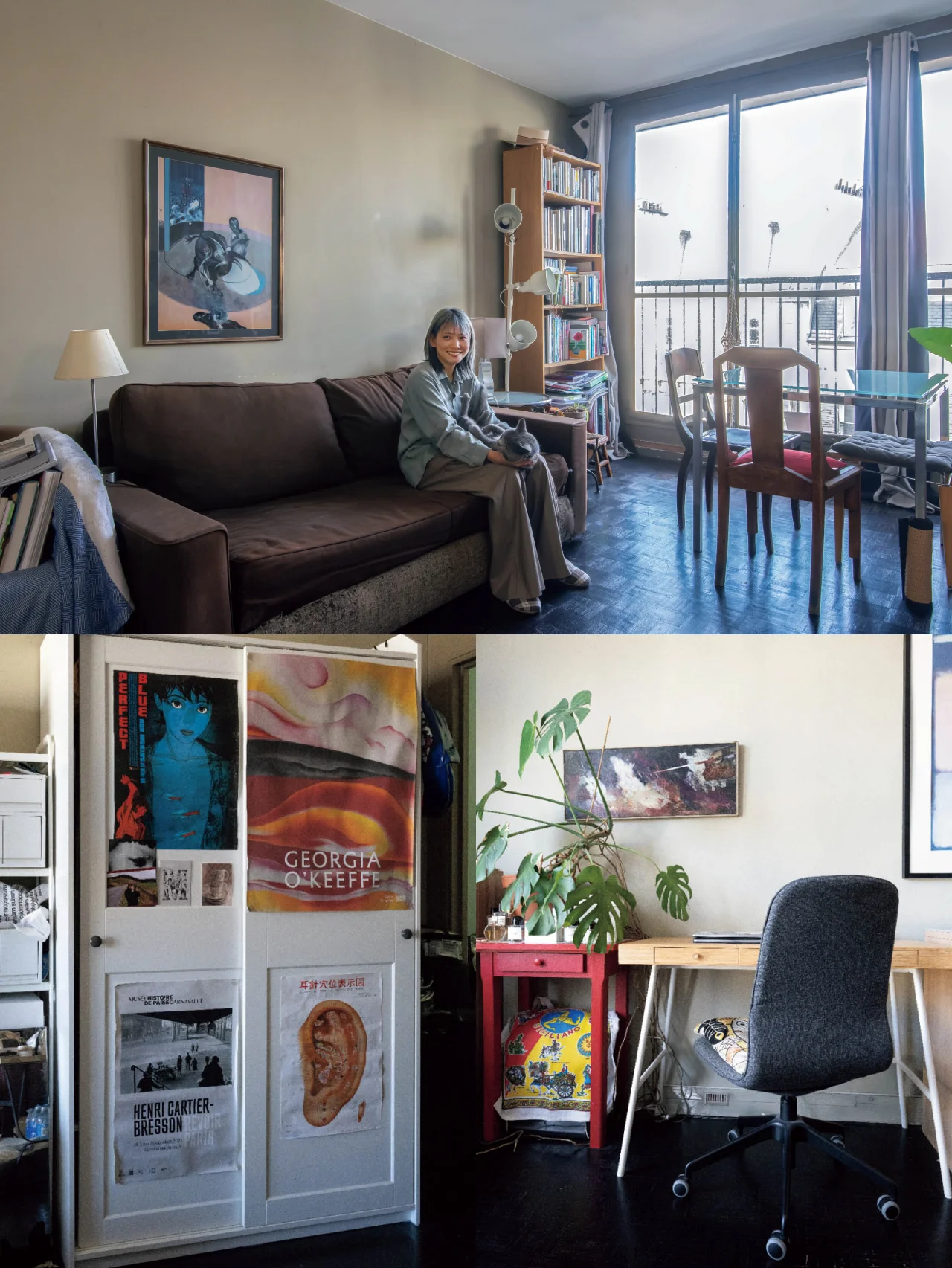 パリで暮らすメイクアップアーティストKANAKO YOSHIDAさんの自宅を拝見！