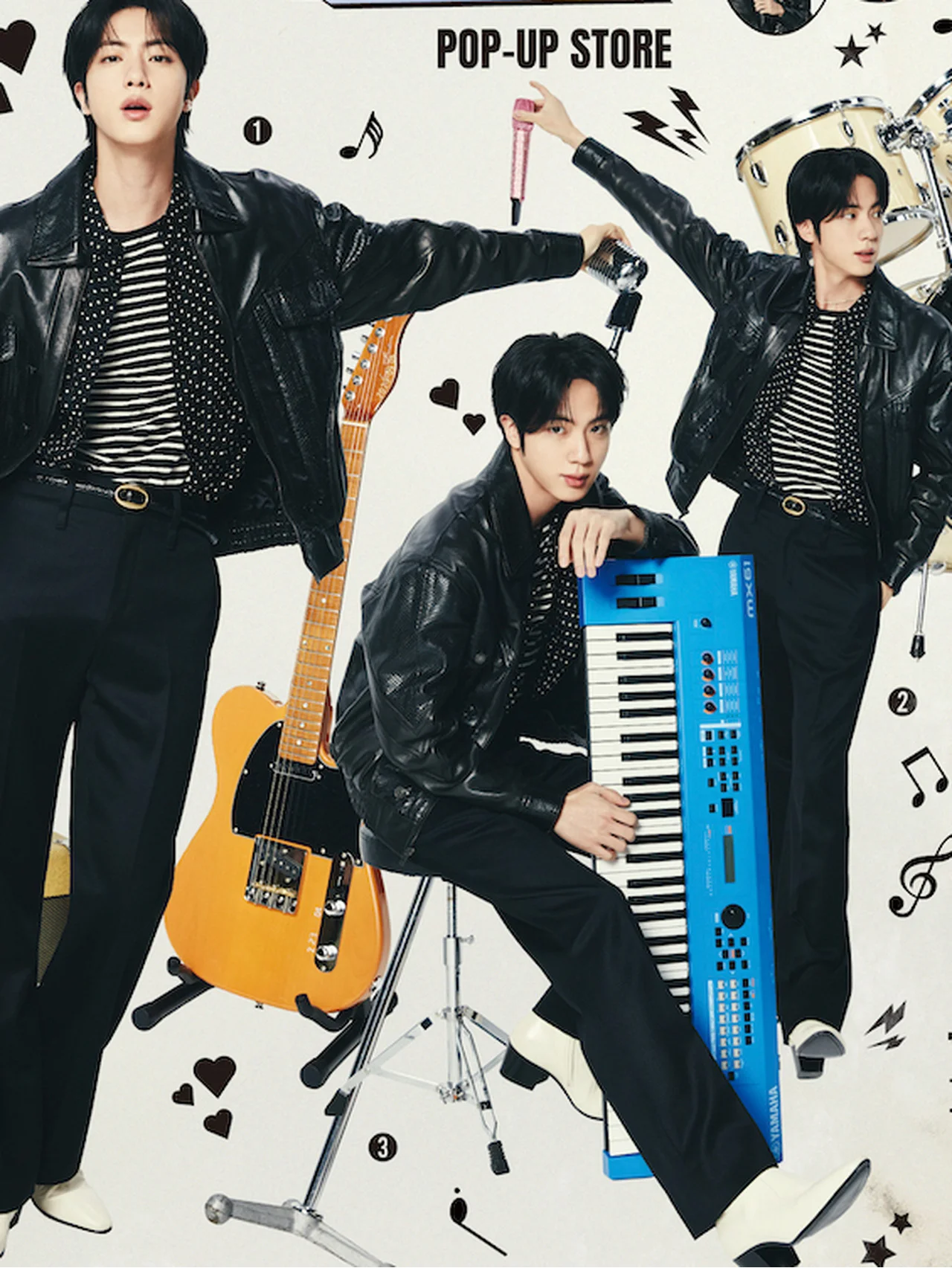 JINの「#RUNSEOKJIN_EP.TOUR in JAPAN」に合わせて、ポップアップストアが東京と大阪で開催！
