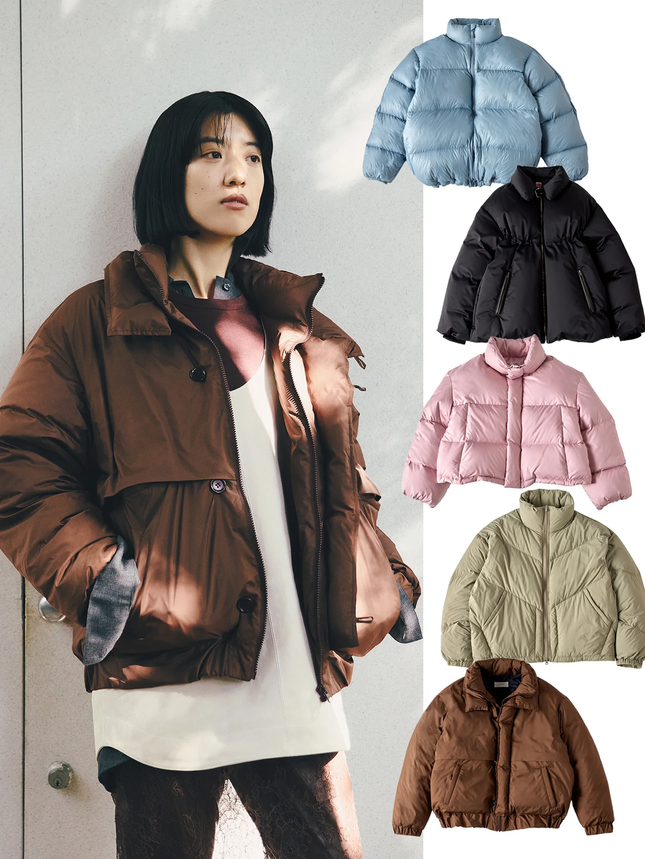 【2025年ダウンジャケット】スタイリッシュに防寒できて、着膨れしないショート丈をセレクト