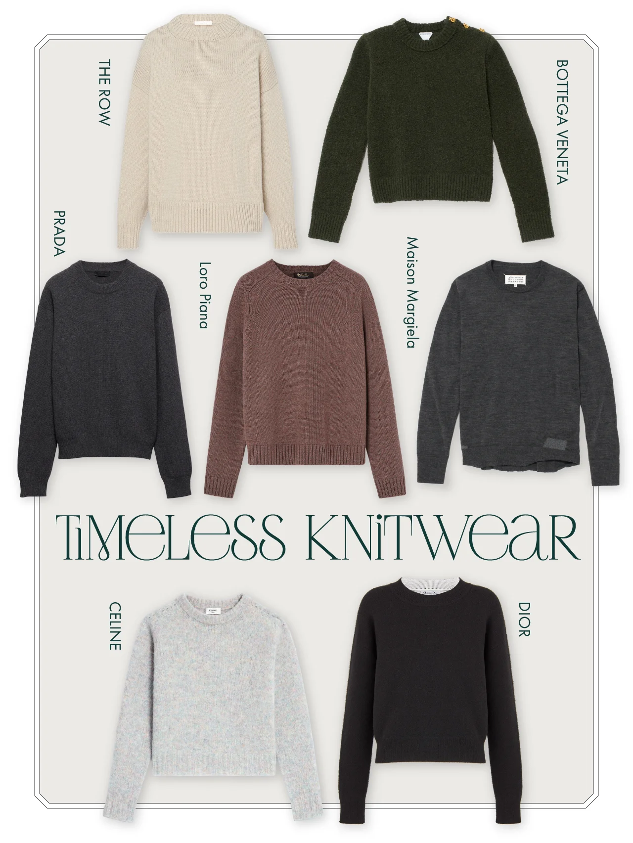  【プラダ】【ザ・ロウ】【セリーヌ】etc. 10年以上愛せる名品ニット7選