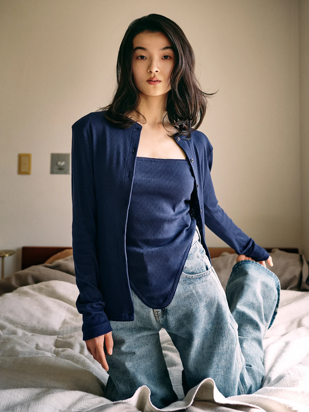 スタイリスト小嶋智子さんとコラボレーション！ 大注目の日本ブランド【pan】のカーディガン＆キャミソール