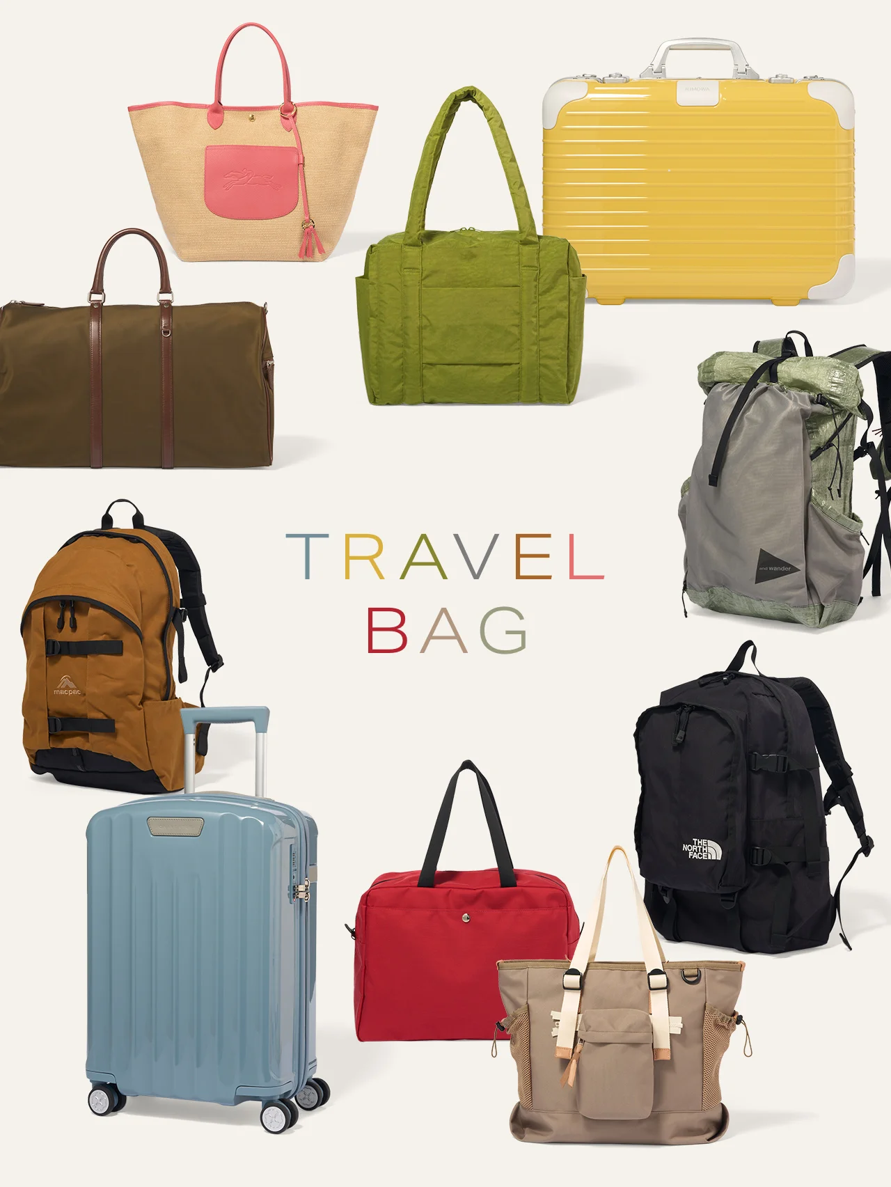 【旅行バッグ】リモワ、ポーター、レスポートサックetc・・・、旅をおしゃれに、快適にしてくれる“相棒”バッグ21選