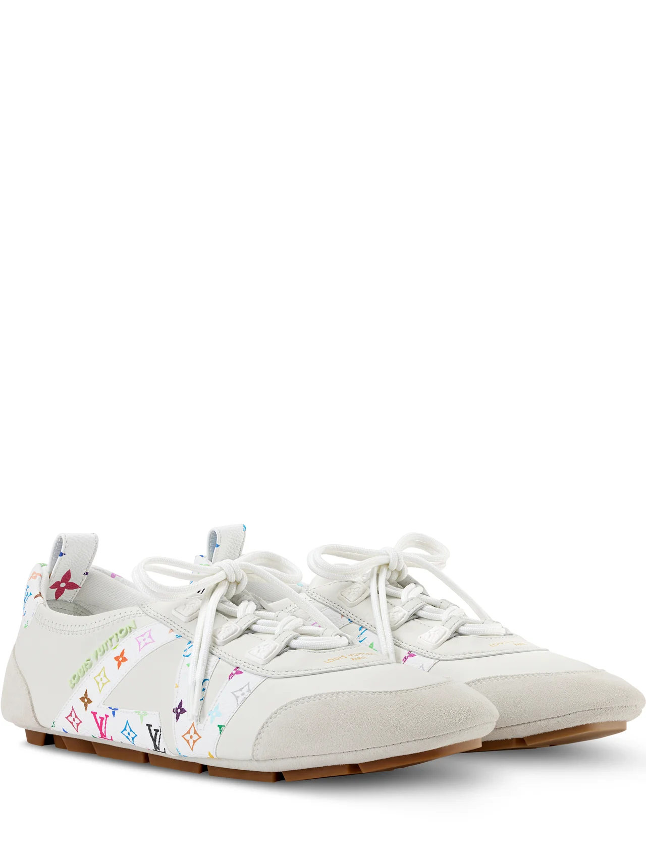 【ルイ・ヴィトン】から、村上隆によるモノグラム・マルチカラーが足もとを彩る新作シューズが発売