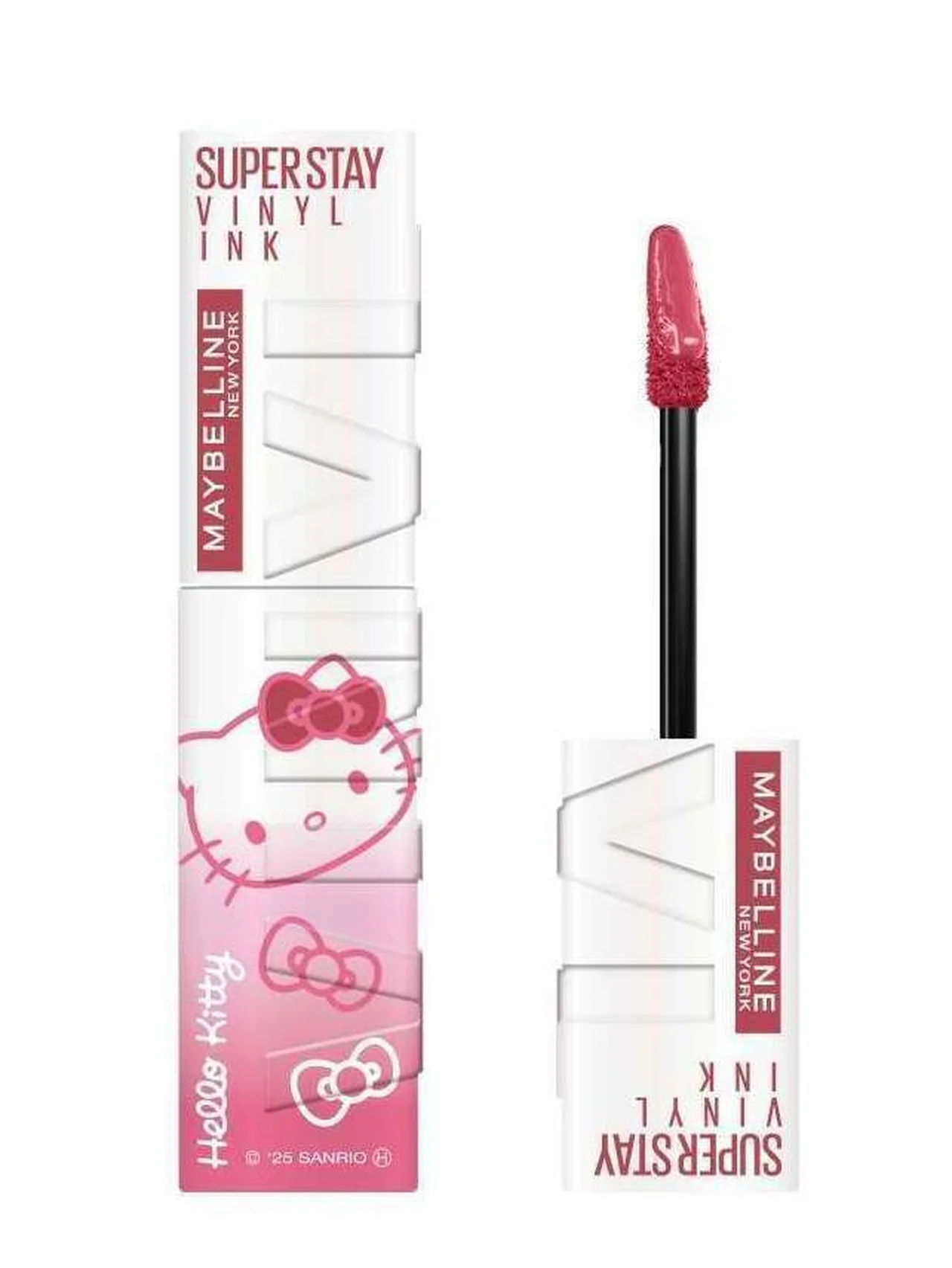 【メイベリン】×ハローキティが限定コラボレーション！ “上向きロングマスカラ”“落ちないリップ”などの名品が特別仕様に