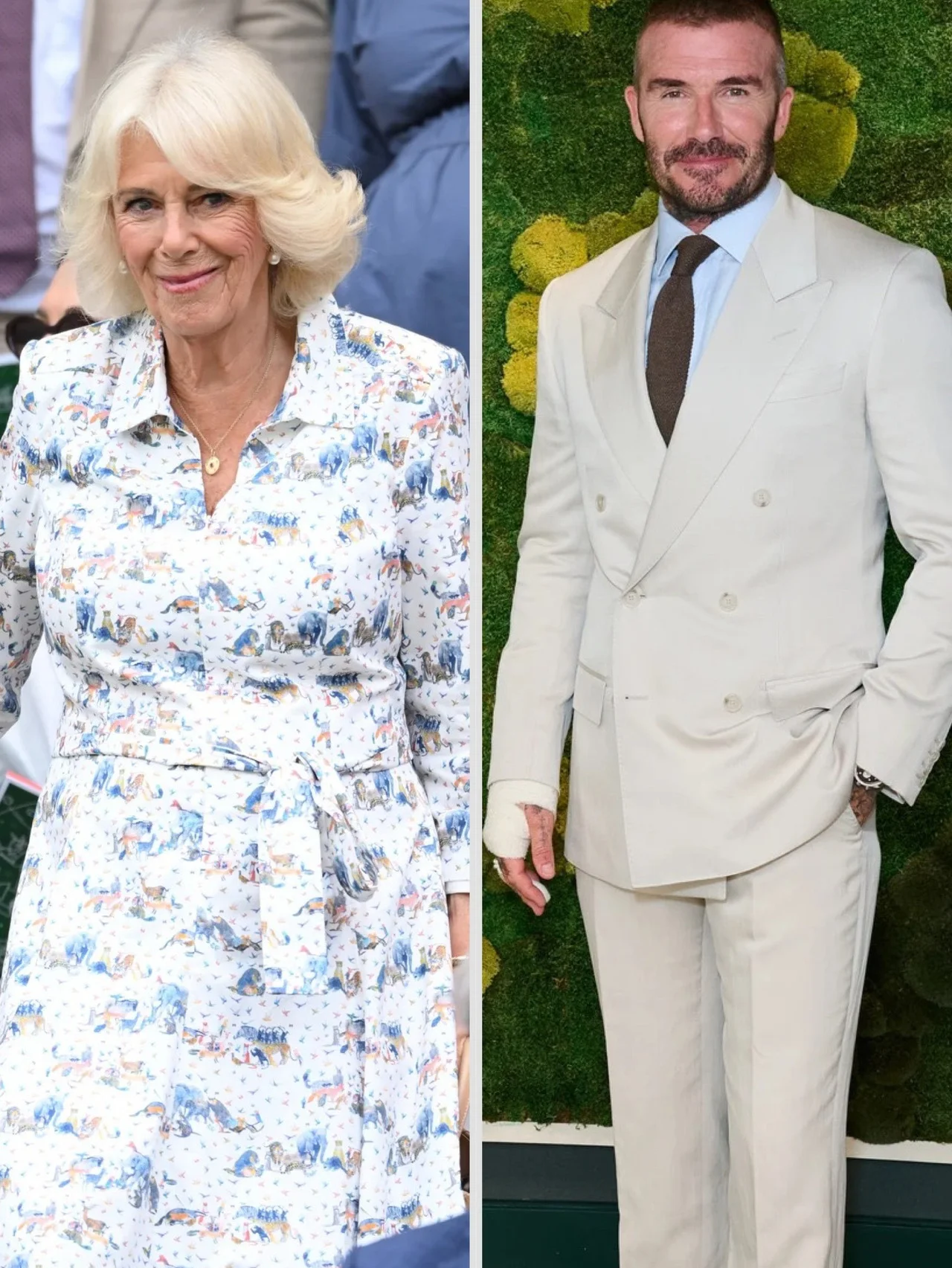 【ウィンブルドン選手権2025】話題のマリア・シャラポアとデヴィッド・ベッカム、カミラ王妃などロイヤル、オリヴィア・ロドリゴまで多数来場！ セレブの観戦ベストルック36