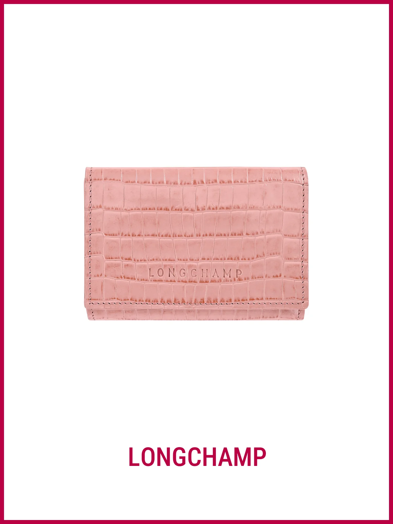 【ロンシャン】の財布。表情豊かなピンクのウォレットに心打たれる