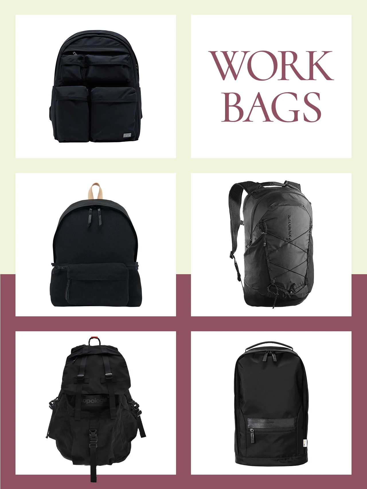 無難じゃない“黒バックパック”10選｜通勤バッグこそ個性で選ぶ #vol.33