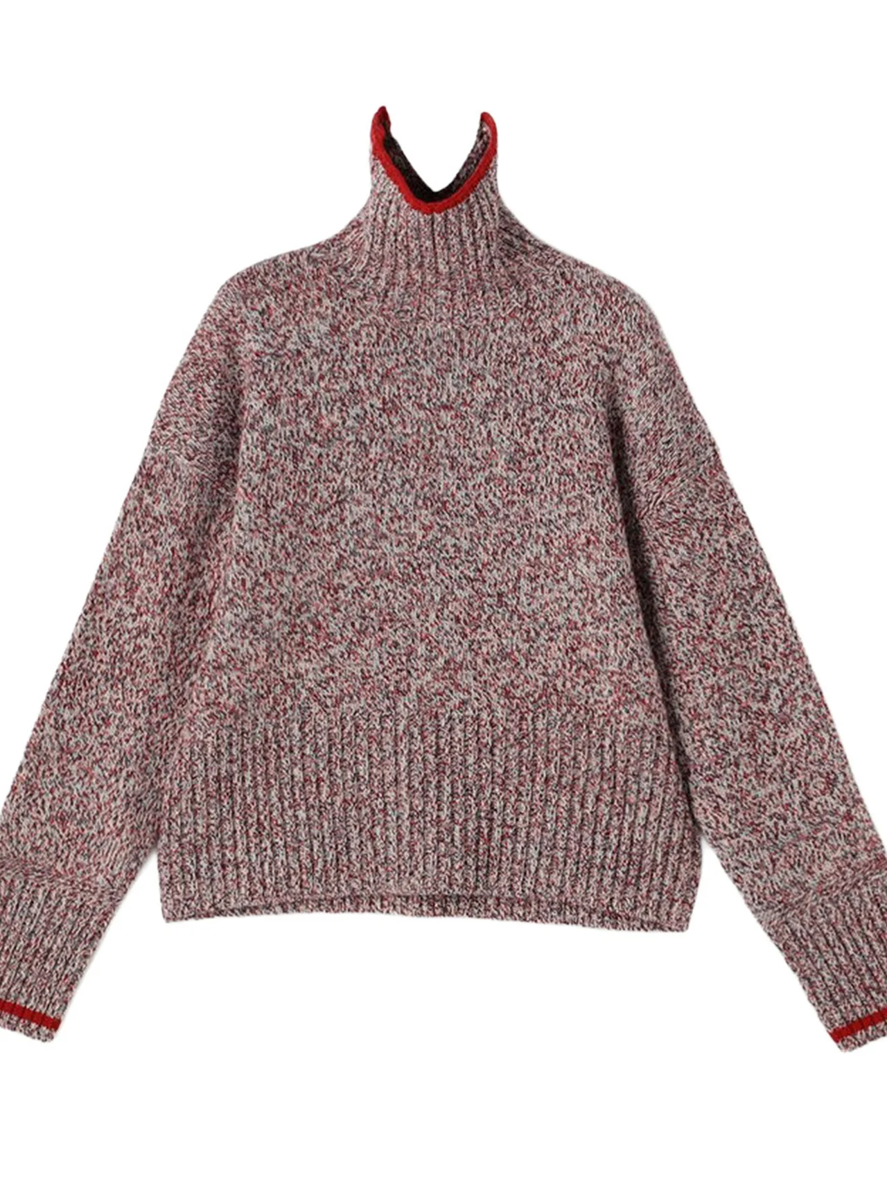 どんなボトムスも受け止める、杢カラーのニュアンス。【マカフィー】のニット vol.1241