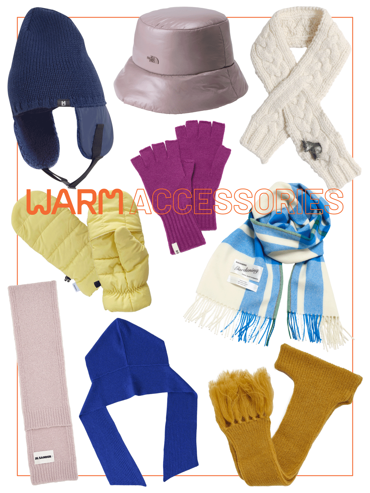 【真冬の防寒対策】寒さを凌ぐ、“あったか小物”。マフラー、帽子、手袋など、今こそ用意したい防寒アイテムをチェック