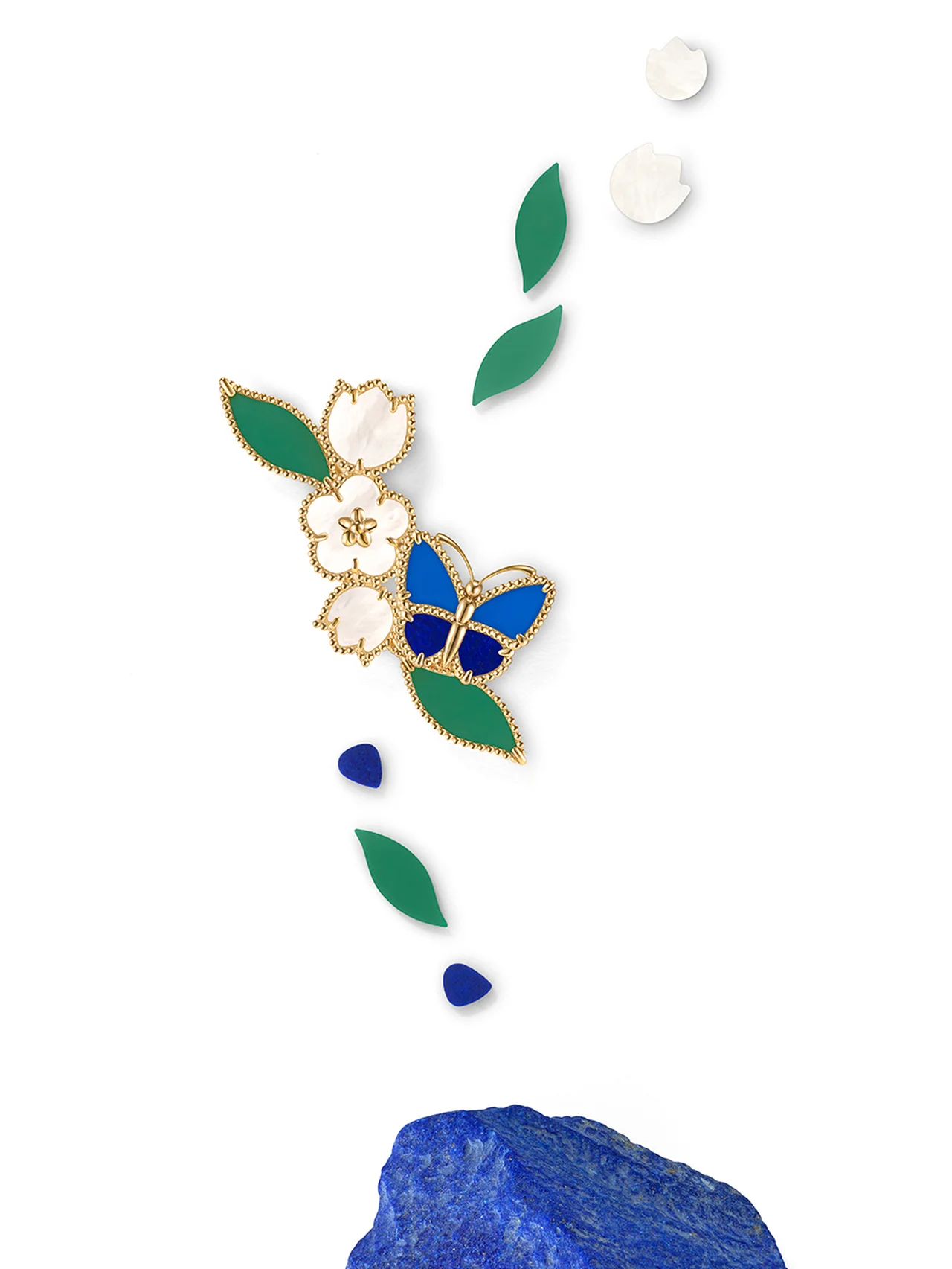 【ヴァン クリーフ&アーペル】「ラッキー スプリング」から新作ジュエリーが登場！ 新たにパピヨンが仲間入り