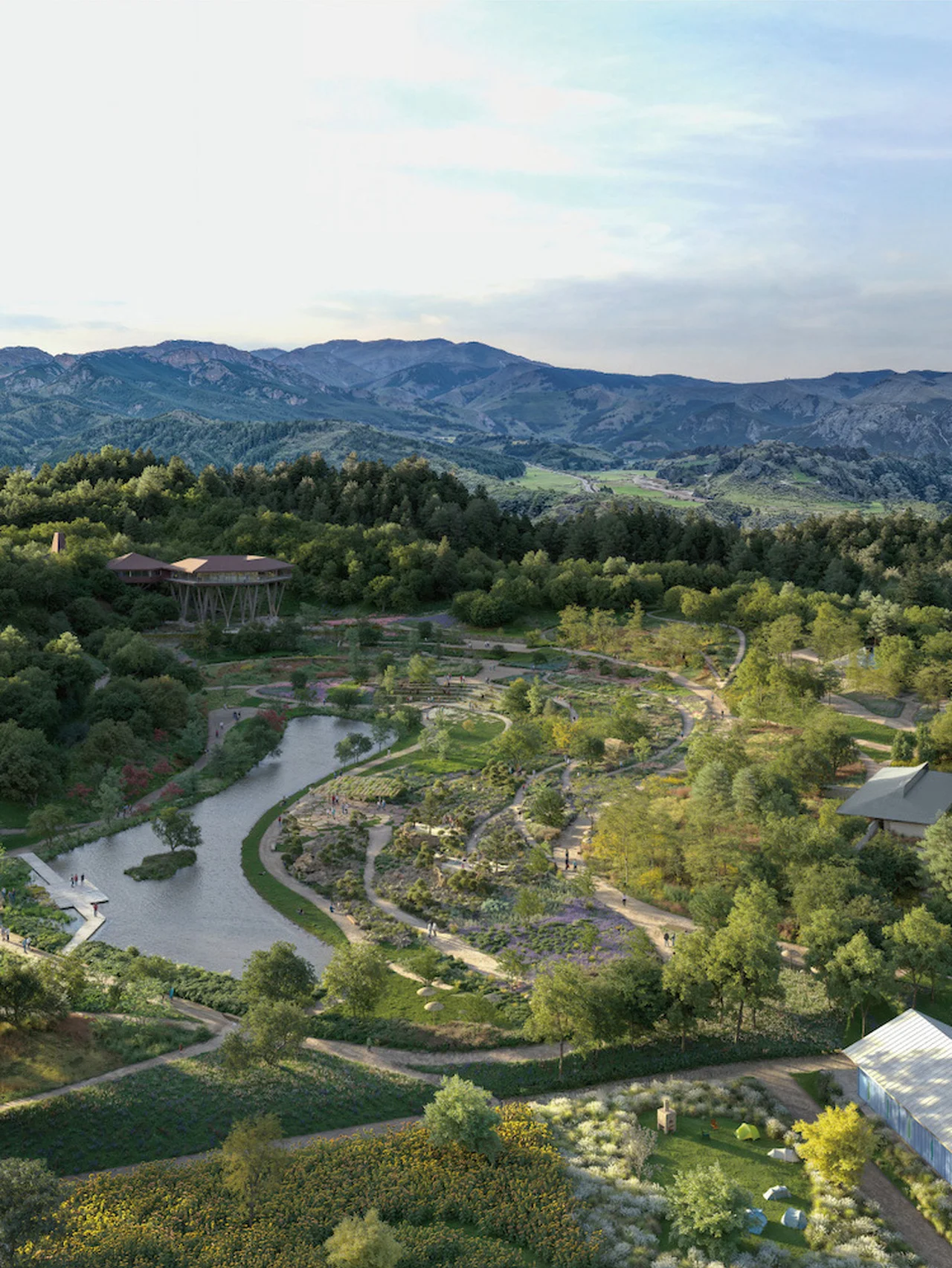 国内外から気鋭の建築家やデザイナーが参画！ 未来のネイチャーパーク、Play Earth Park Naturing Forestが2027年初夏、富山県にオープン