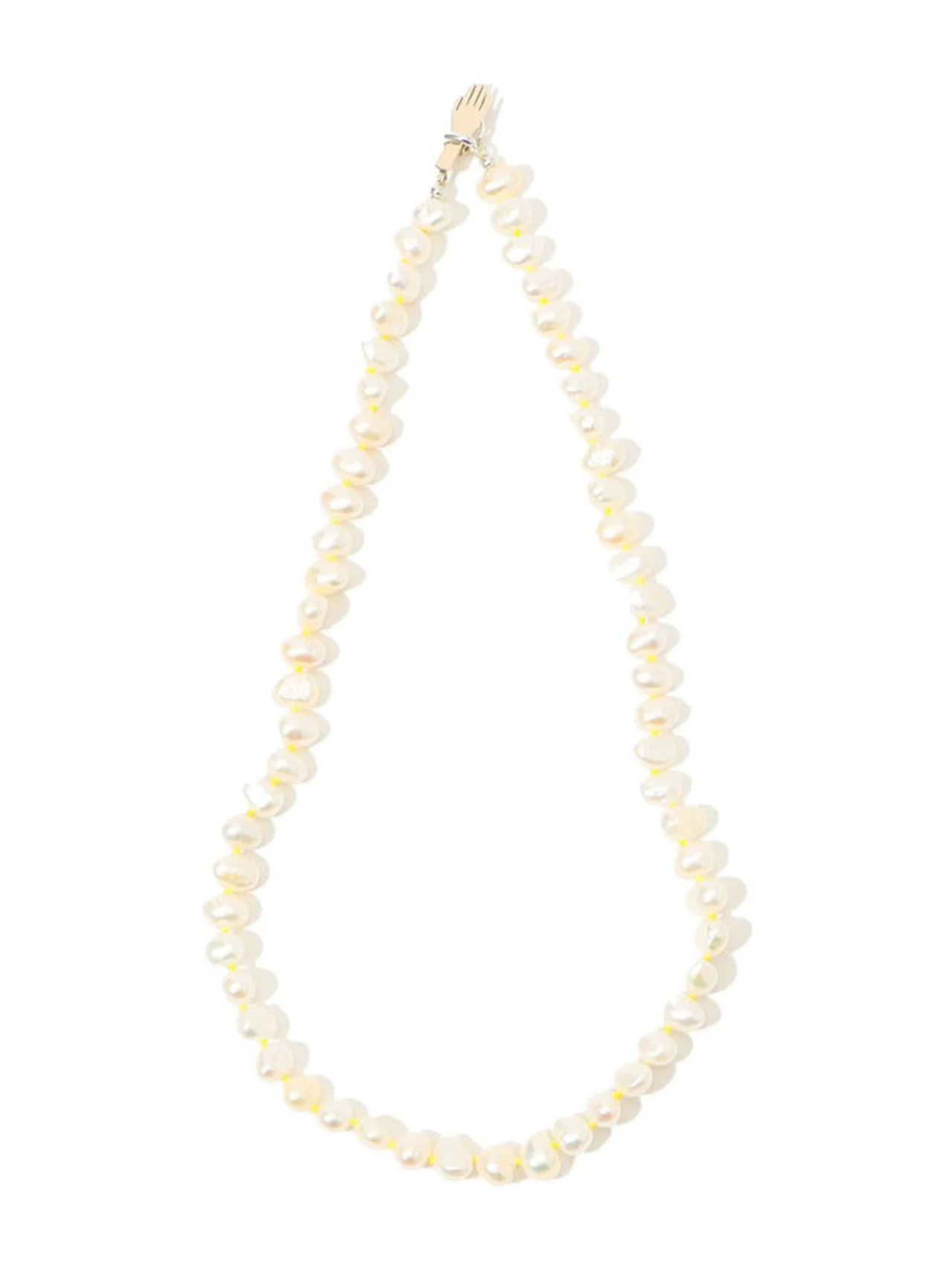 ニットに合わせたい、バロックパールのネックレス vol.1211