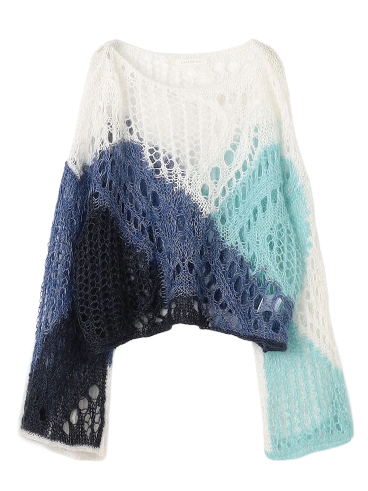 １枚で着映え確実。春までずっと使える【ギャルリー・ヴィー】の透かし編みニットvol.1302