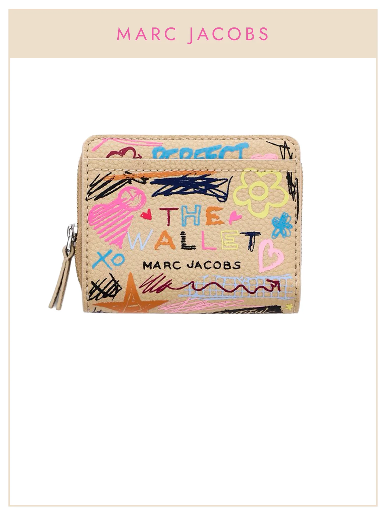 【マーク ジェイコブス】の財布。タトゥープリントで、日常にパンキッシュな遊び心を携えて