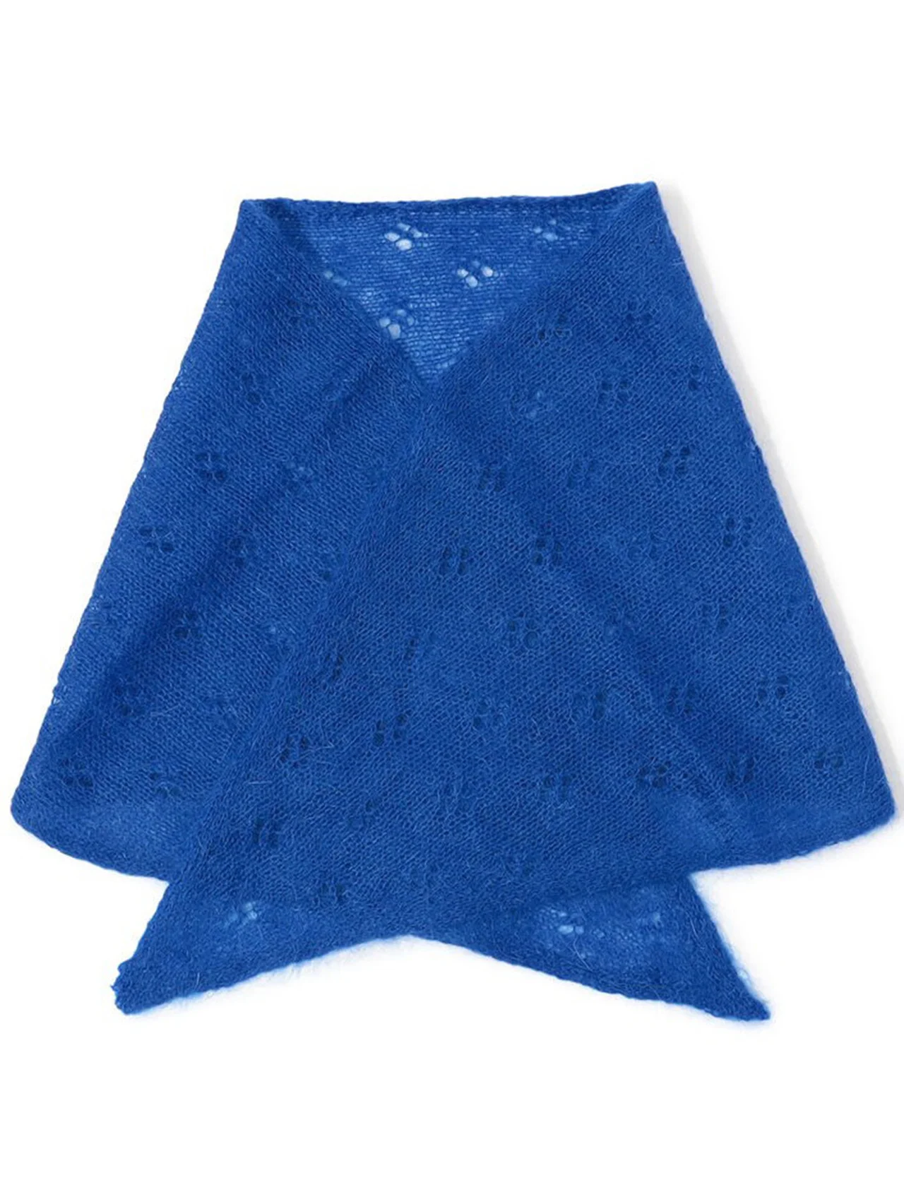 首もとにキッドモヘアの温もり。【エディション】のニットスカーフ vol.1210