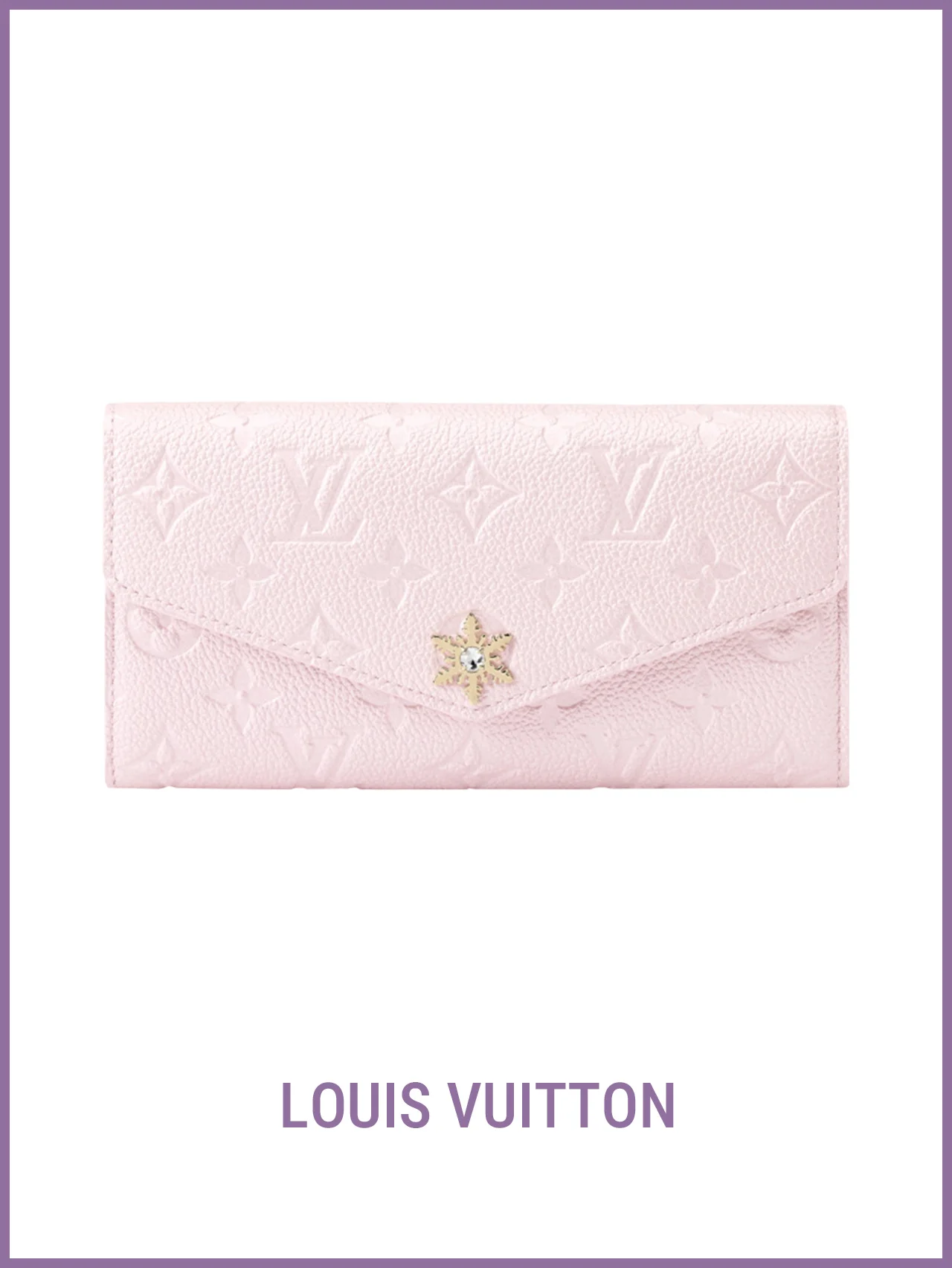 【ルイ・ヴィトン】の財布。ドリーミィなベビーピンクにうっとり。日本限定の甘いときめき