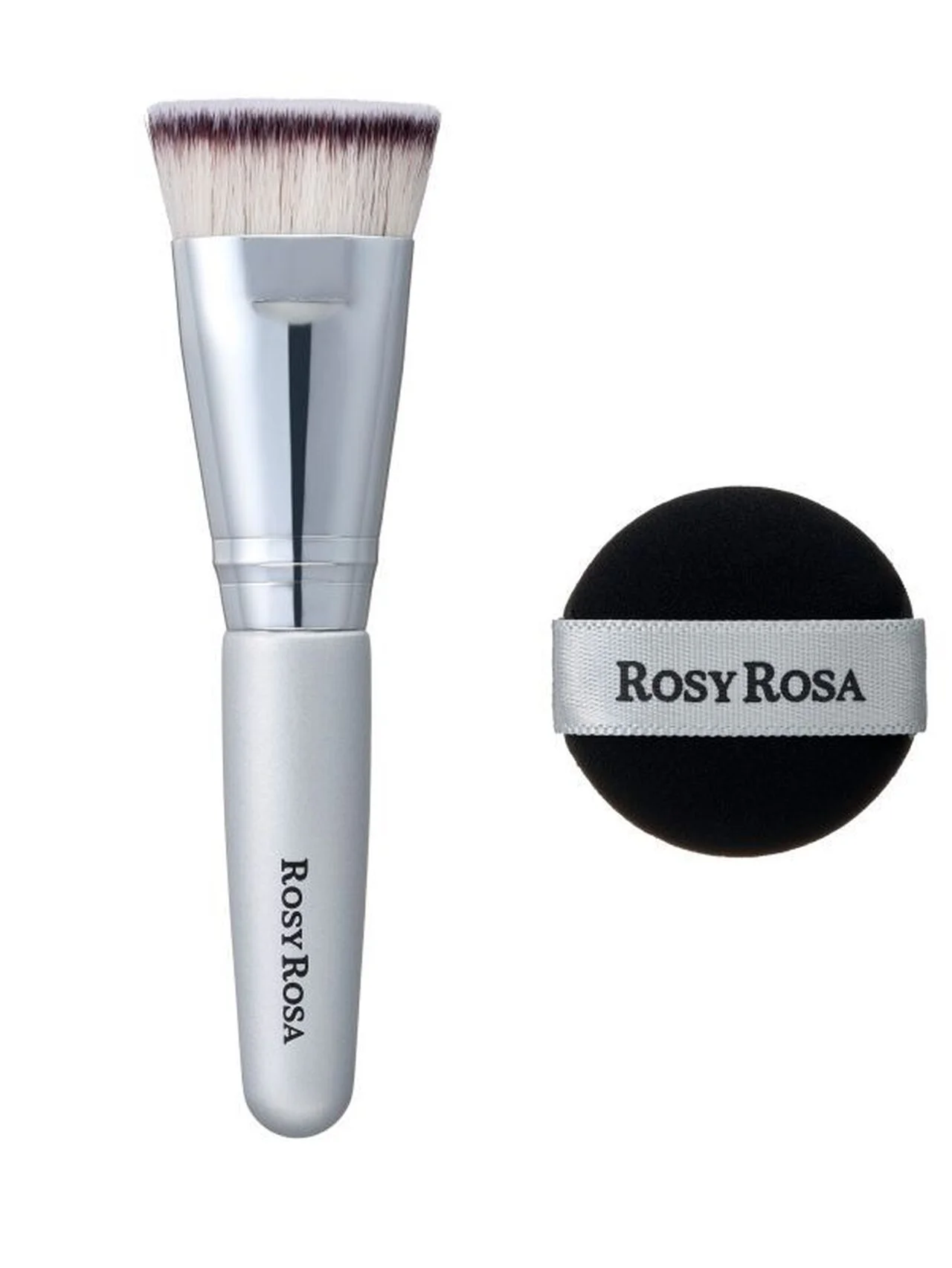 【ロージーローザ】“全ファンデ対応”のマルチブラシ＆パフが、携帯しやすいプチサイズに！