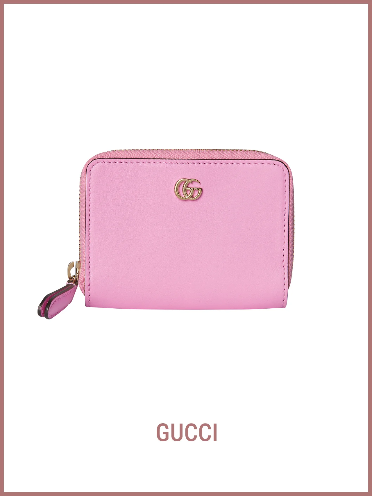 【グッチ】の財布。内側にはフローラ プリントのサプライズ。ごきげんウォレットの決定打！