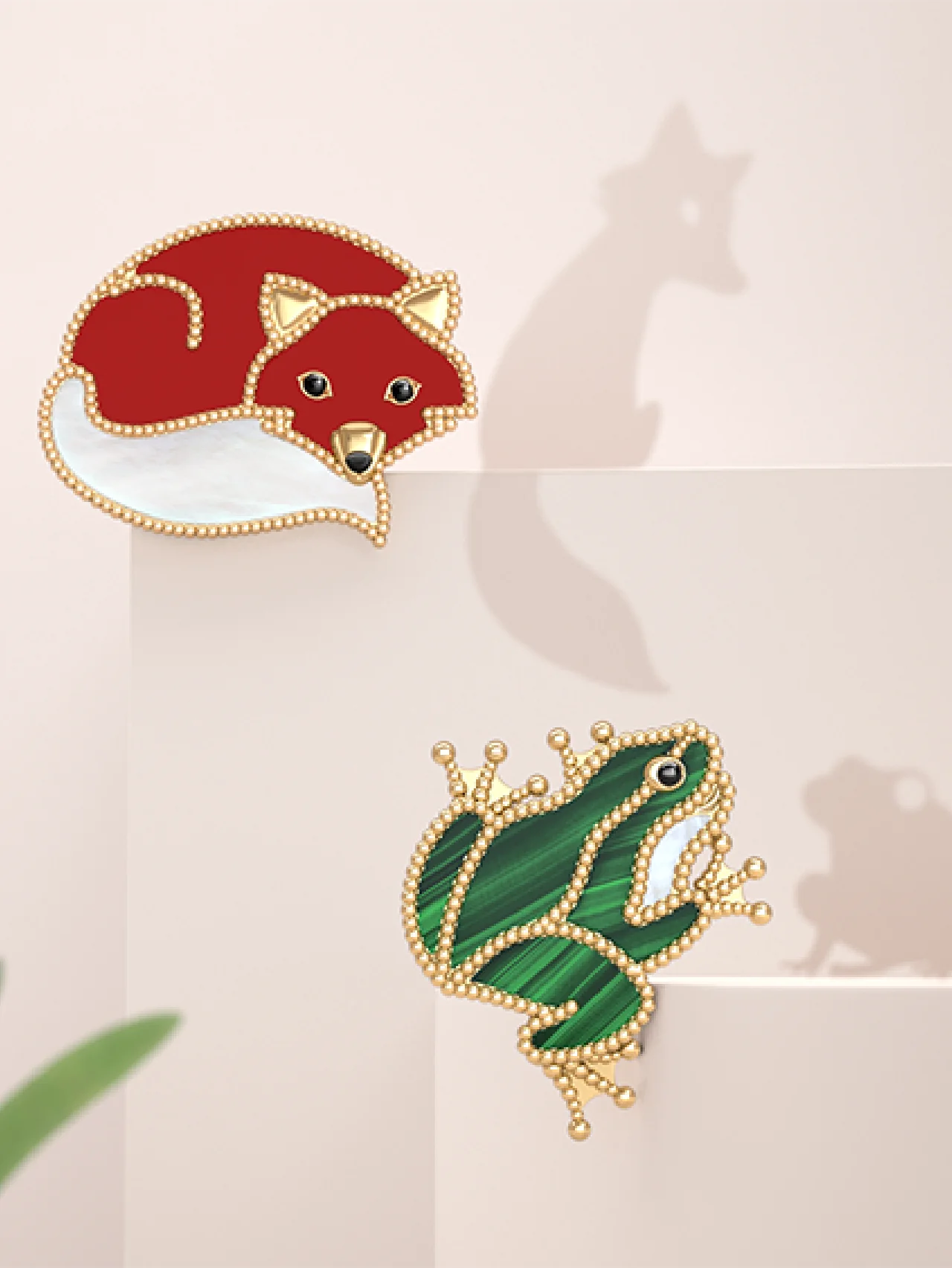 【ヴァン クリーフ&アーペル】フォックスやダックスフンドが仲間入り！ 「ラッキー アニマルズ」から新作登場