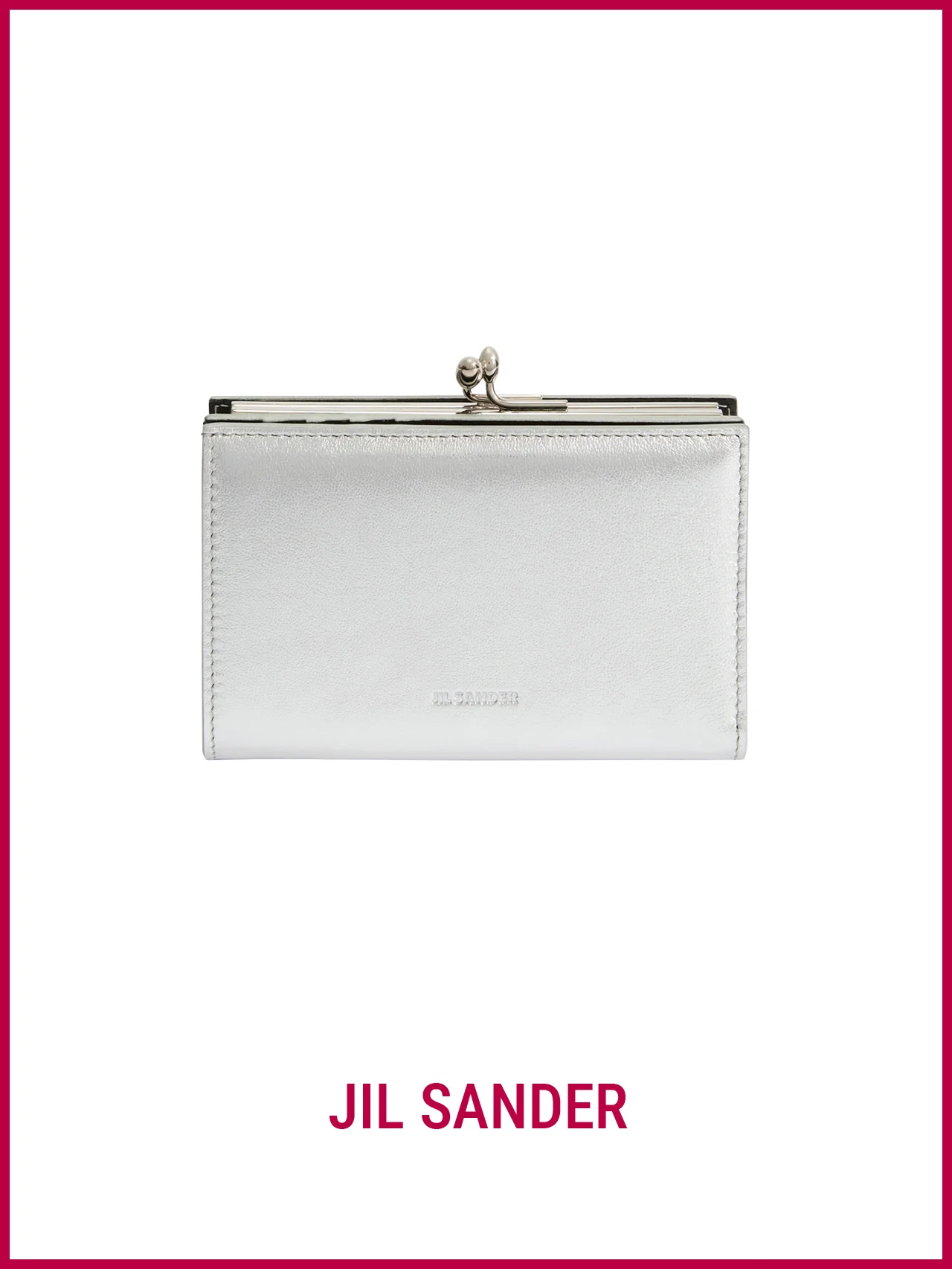 【ジル サンダー】の財布。定番ウォレットに、ホリデーのときめきを添えて
