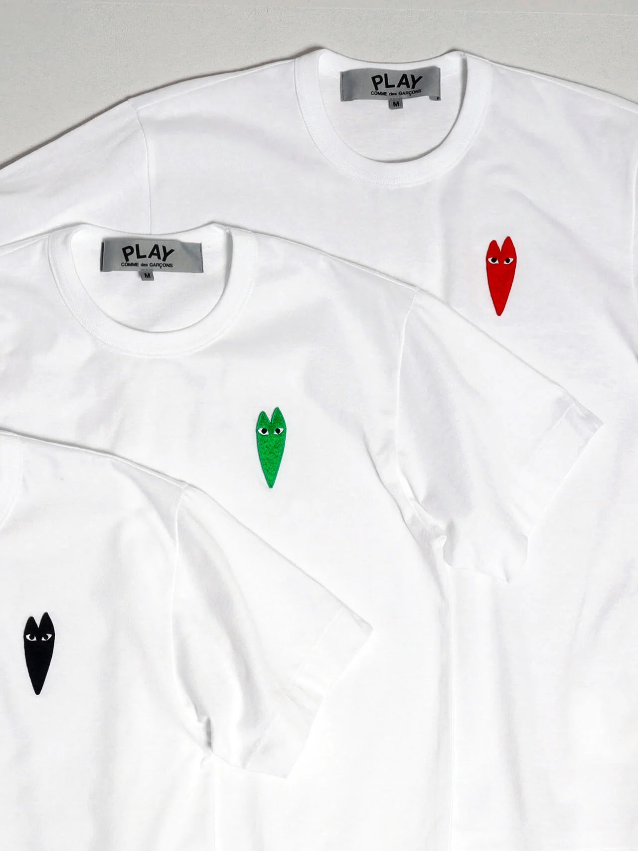 【プレイ・コム デ ギャルソン】青山店限定Tシャツが登場！ 縦長ハートエンブレムに注目