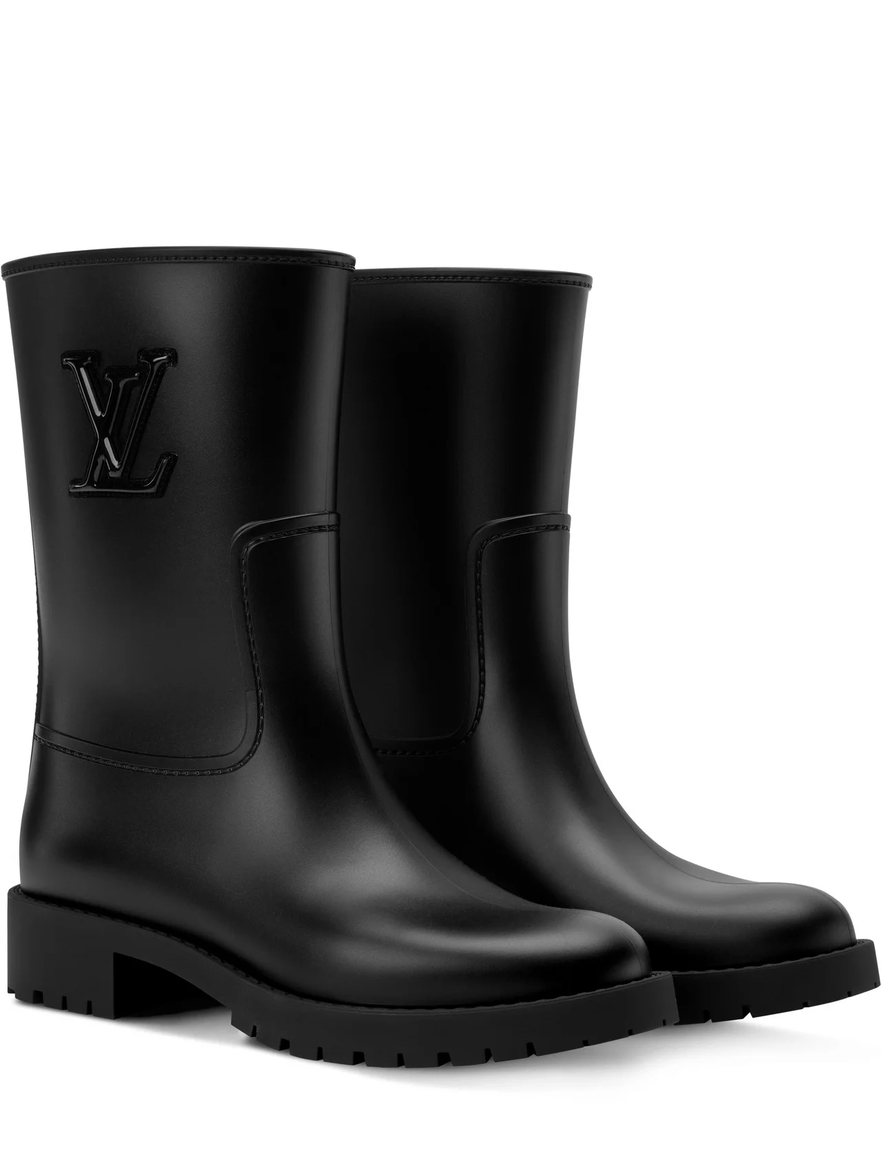 【ルイ・ヴィトン】雨の日の足もとを洗練させる。新作「ドロップス フラットハーフ レインブーツ」が登場