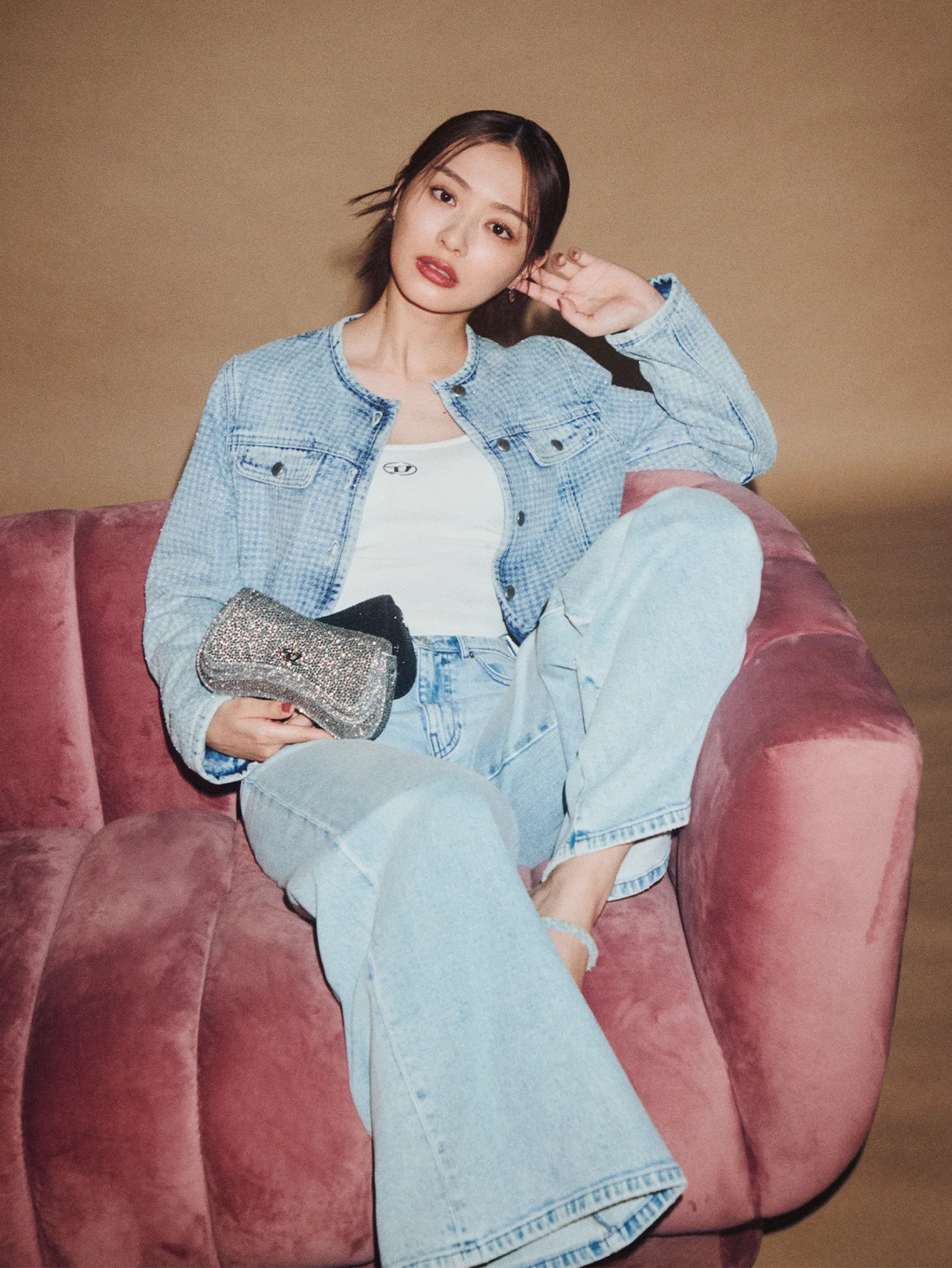 DIESEL 輝きに魅せられて。内田理央と過ごすホリデー