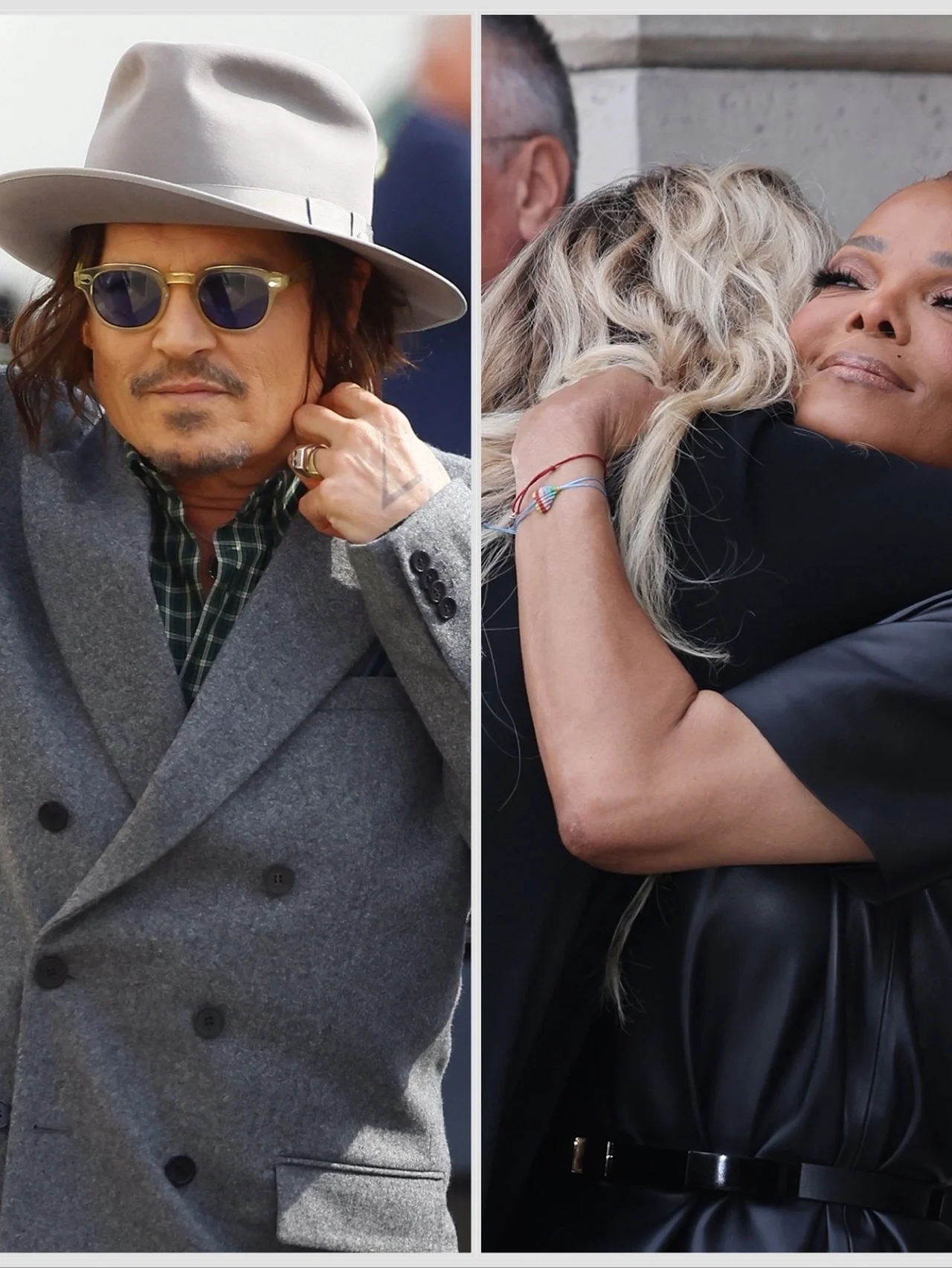 ジョニー・デップは30年以上ぶりに来場、ジャネット・ジャクソンとパリスの貴重なハグショットなど、パリファッションウィークで注目を集めたモーメント