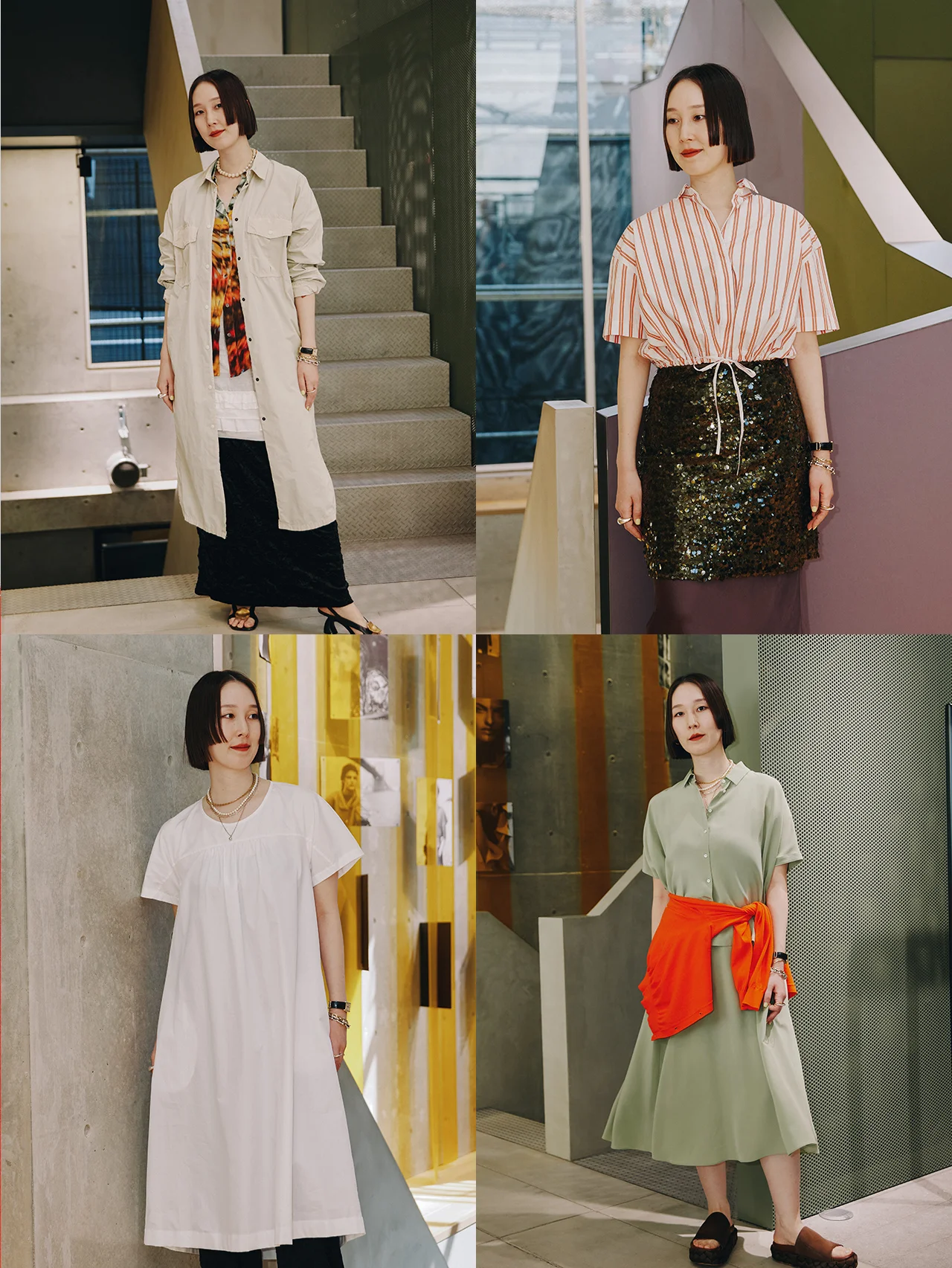 【アスペジ】でかなえる洗練されたカジュアルスタイル。この春、リアルに真似したい着こなしをスタイリストの山﨑静香さんが提案！