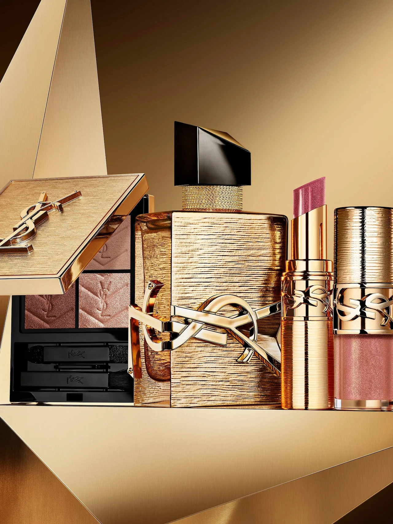 【イヴ・サンローラン】ホリデーはゴールド一色！ 「YSL ADORN IN GOLD」で祝祭の輝きをまとって