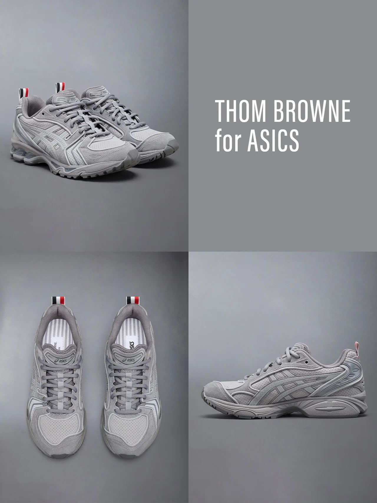2026年春、大人の本命スニーカー！ 【トム ブラウン×アシックス】初コラボ。名作「ゲルカヤノ 14 ランニングソール」をラグジュアリーに再解釈