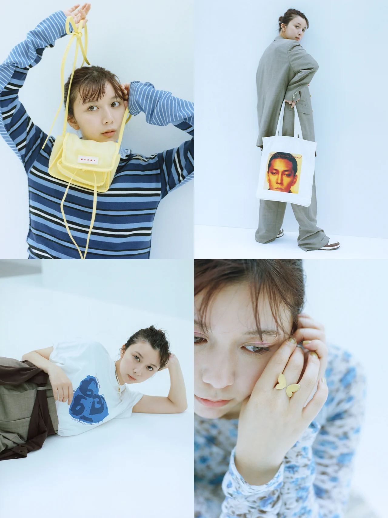 俳優・上白石萌歌が愛する、プレイフルなファッションアイテムを大公開！ 【ミュウミュウ】【マルニ】etc...