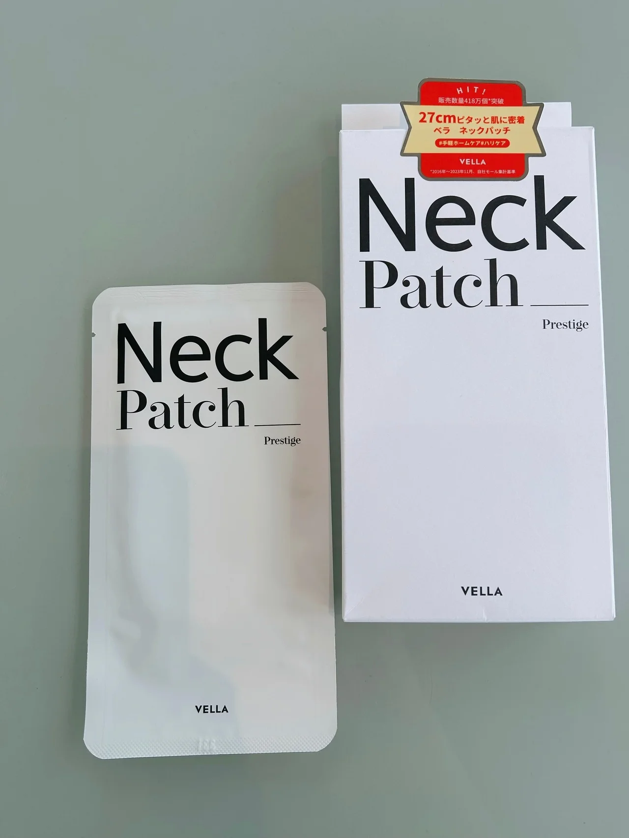 貼る首ケア【VELLA】のネックパッチ プレステージ リンクルフリー