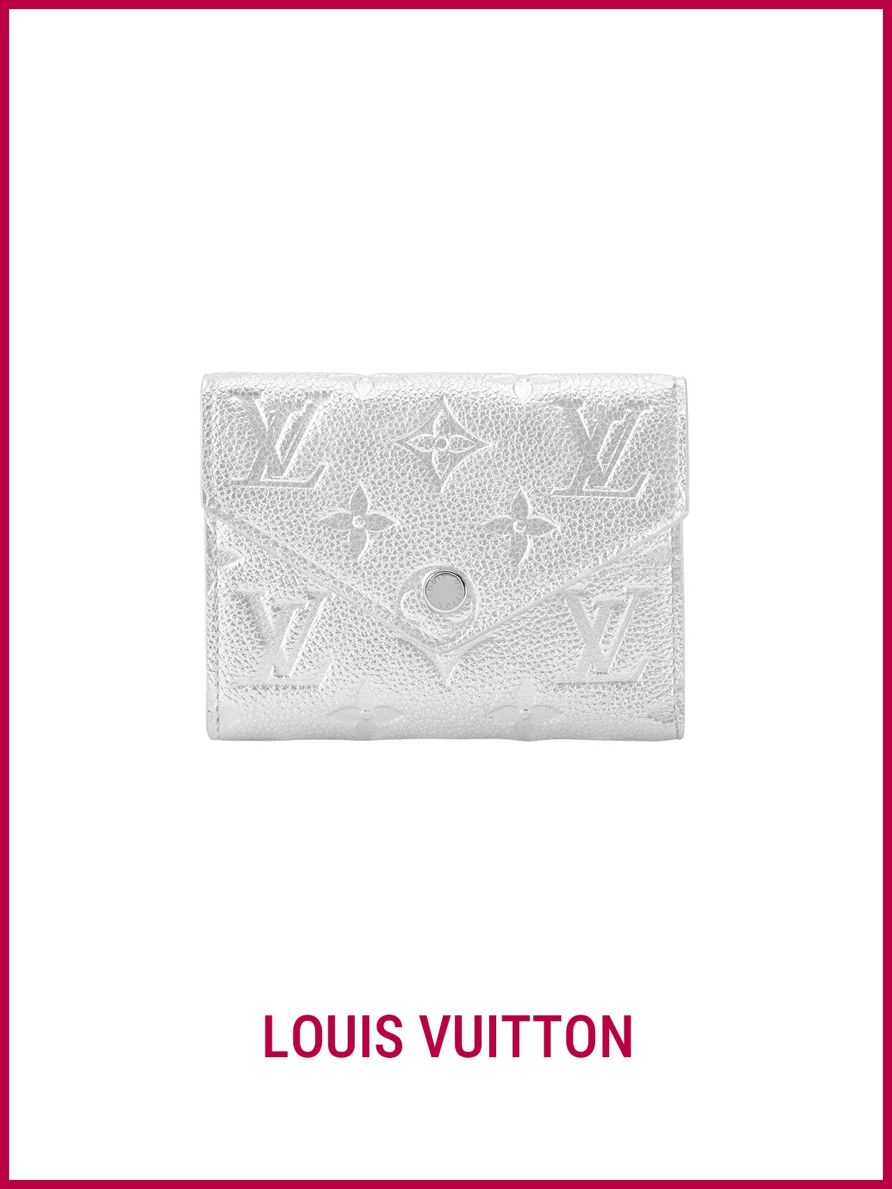 【ルイ・ヴィトン】の財布。ホリデーシーズンを彩る、シルバーのきらめき