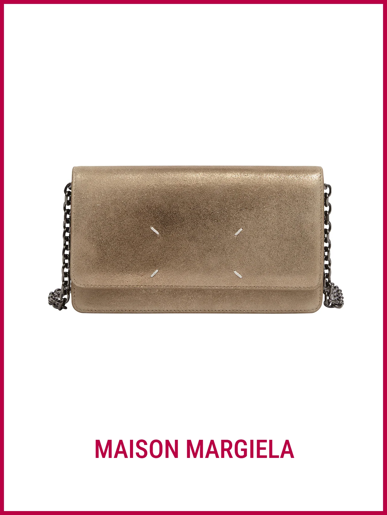 【メゾン マルジェラ】の財布。定番チェーンウォレットに、物欲が刺激される新色が登場！