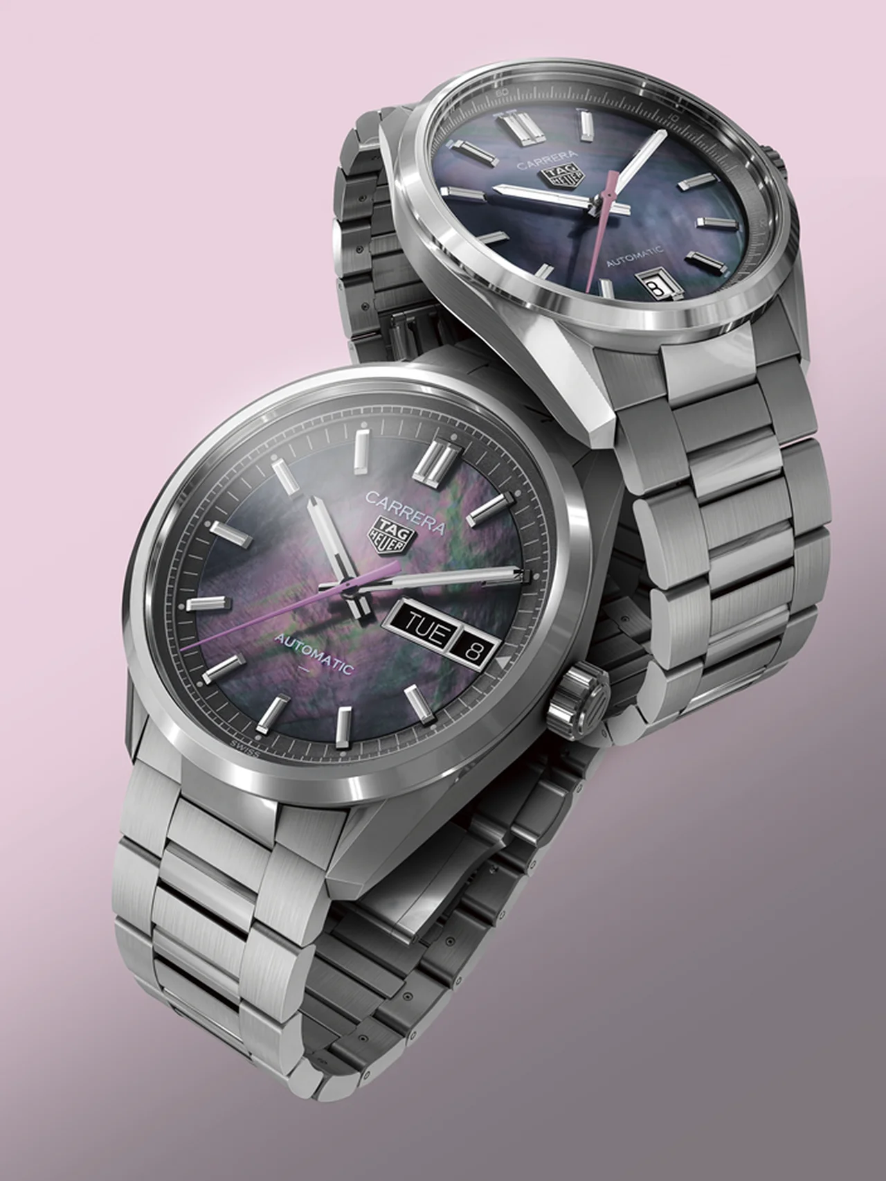 【タグ・ホイヤー】日本限定！ ピンクの秒針で華やぐ新作をパートナーとのペアウォッチにも