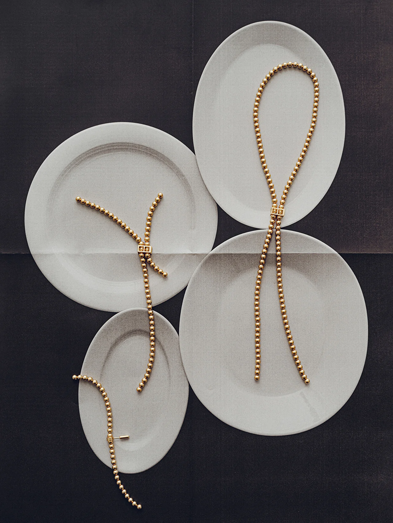 【シハラ】 「ノード コレクション」からイエローゴールドの新作「ボールチェーン」を発売！ ボールと留め具を組み合わせる自由なジュエリー