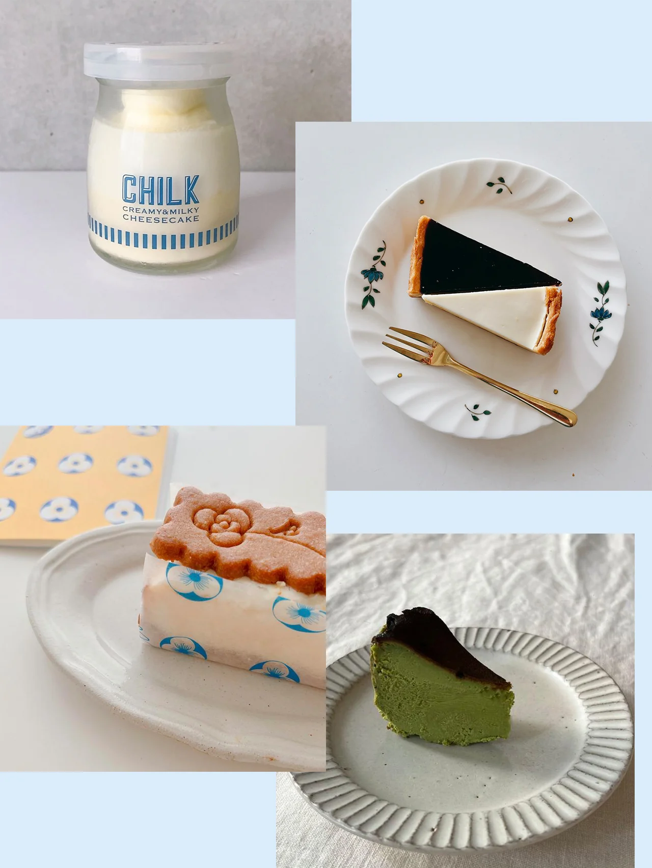 夏に食べたい、ひんやり【チーズケーキ４選】【＃SPURおやつ部まとめ】