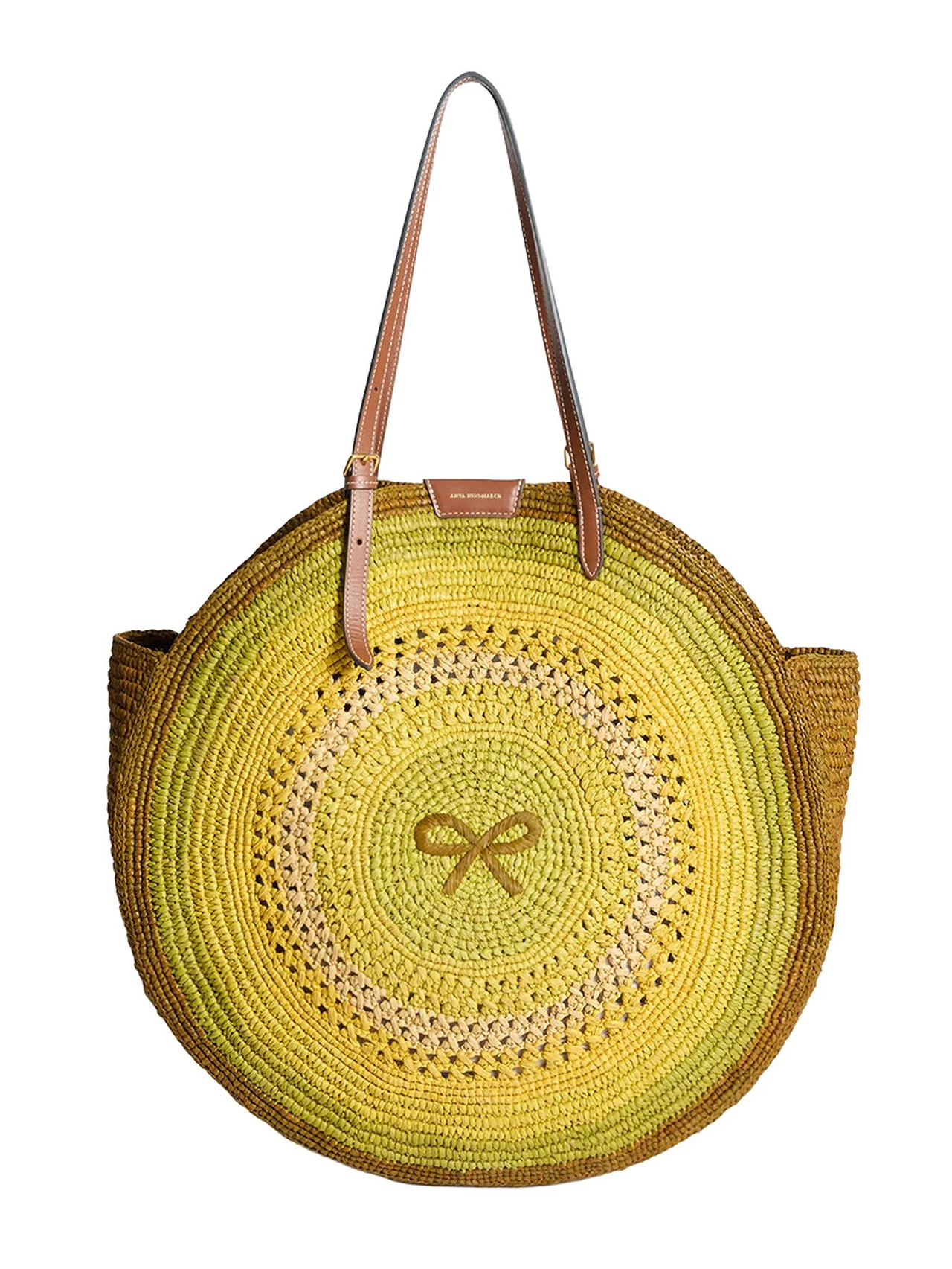 大型連休のお供に。【アニヤ・ハインドマーチ】の軽やかラフィアバッグ vol.1387