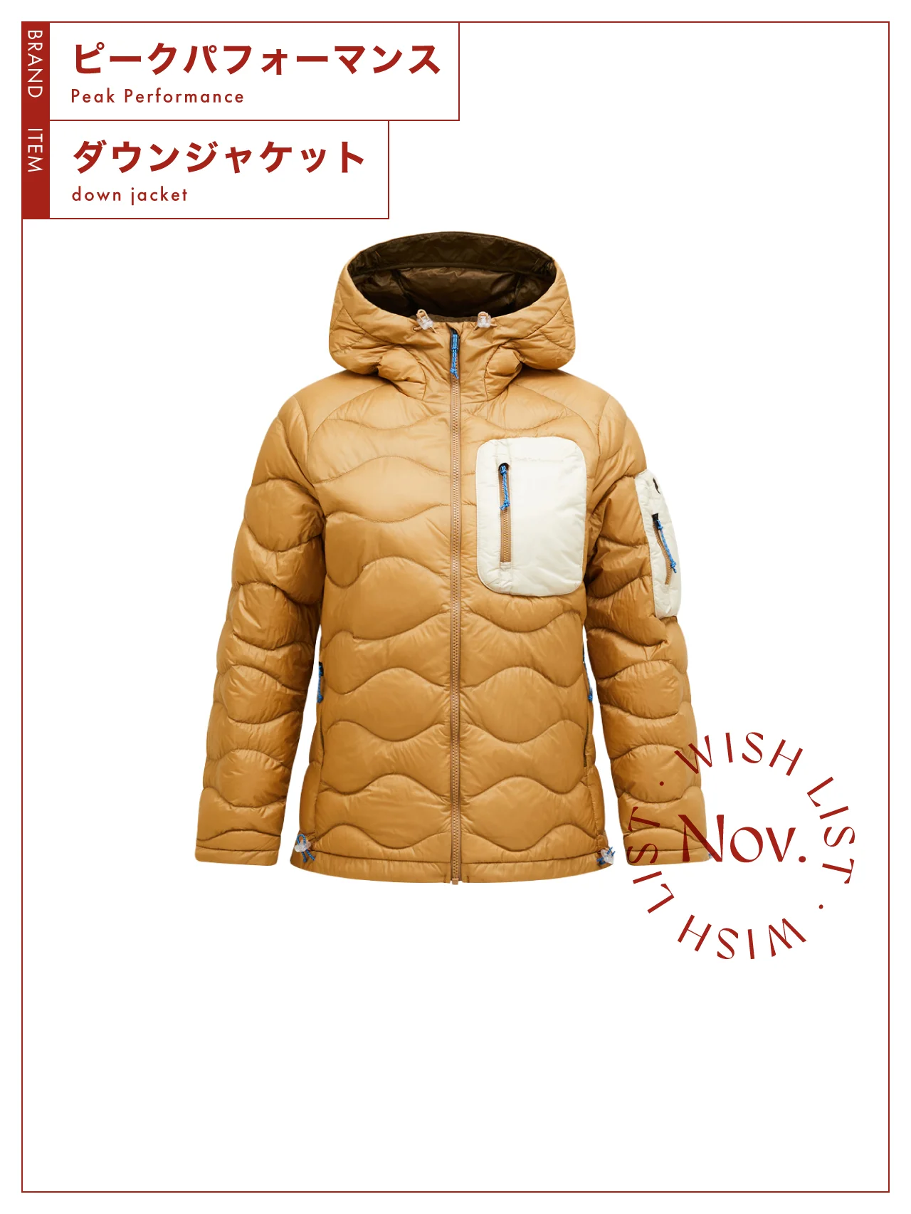 380gの超軽量！ 耐風性や撥水効果にも優れる【ピークパフォーマンス】のダウンジャケット vol.93