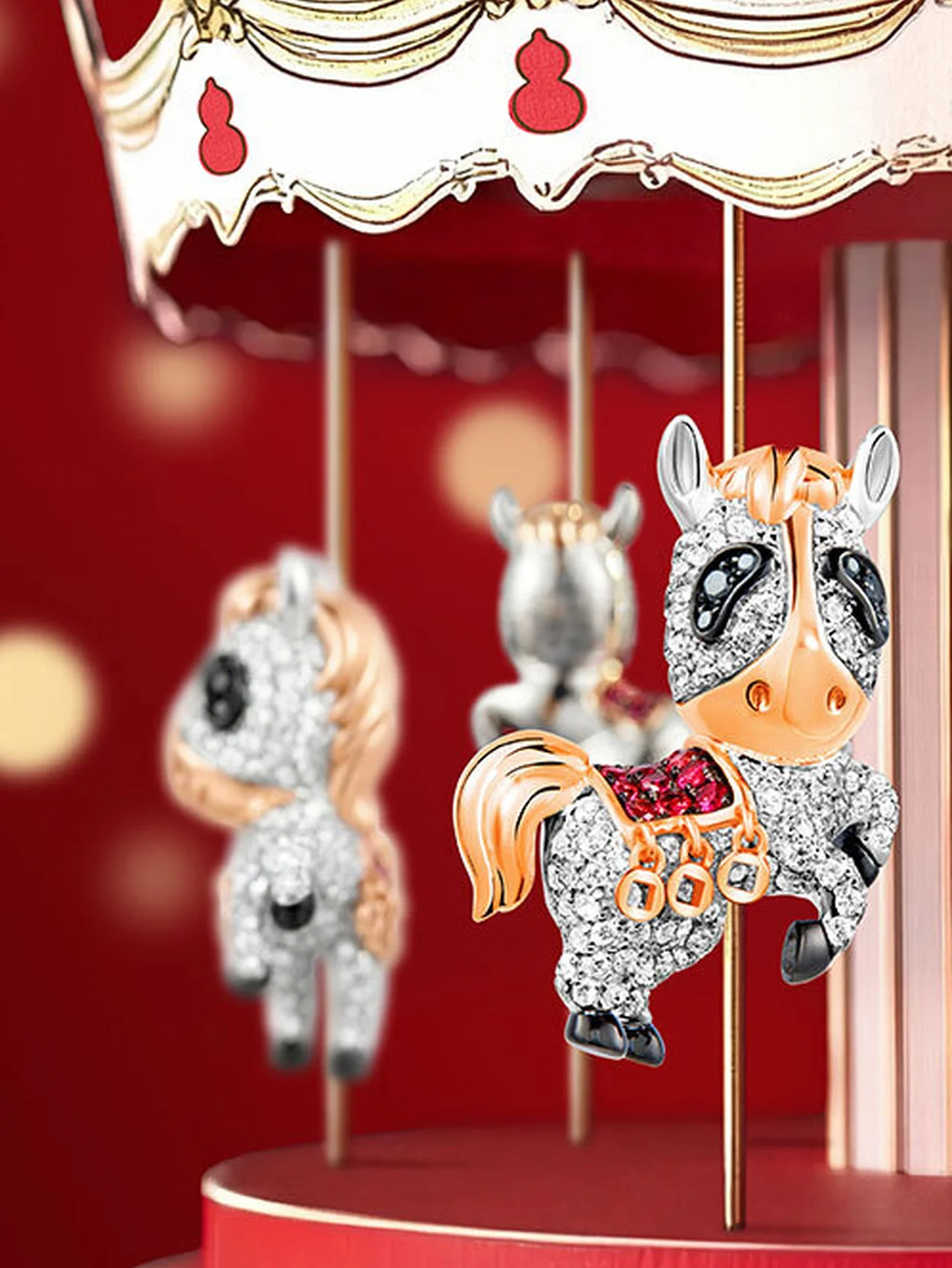 【キーリン】幸運を招く！ 午年を祝した新作ジュエリー「ホース ボボ」が登場