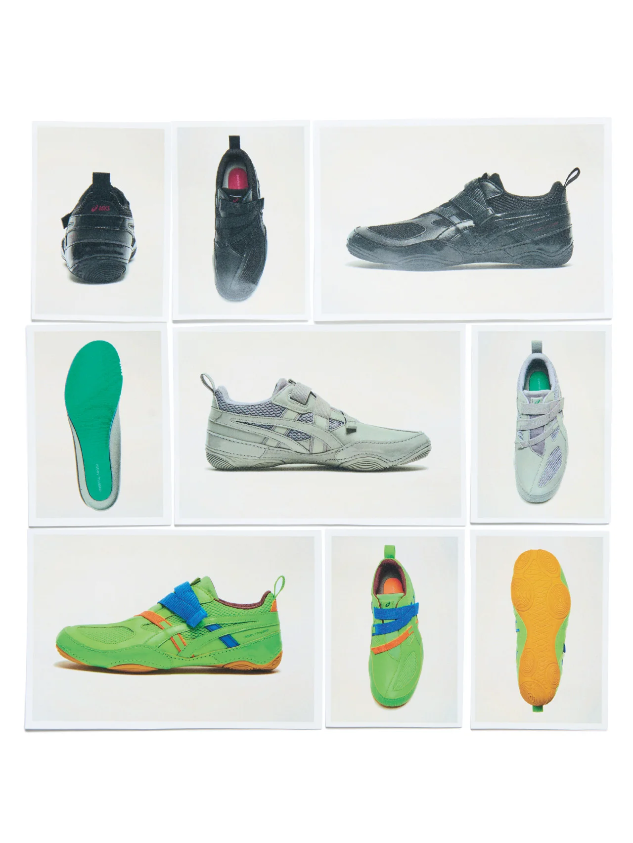 【アシックス×イッセイ ミヤケのスニーカー】存在感のあるストラップや薄いフォルムが斬新！