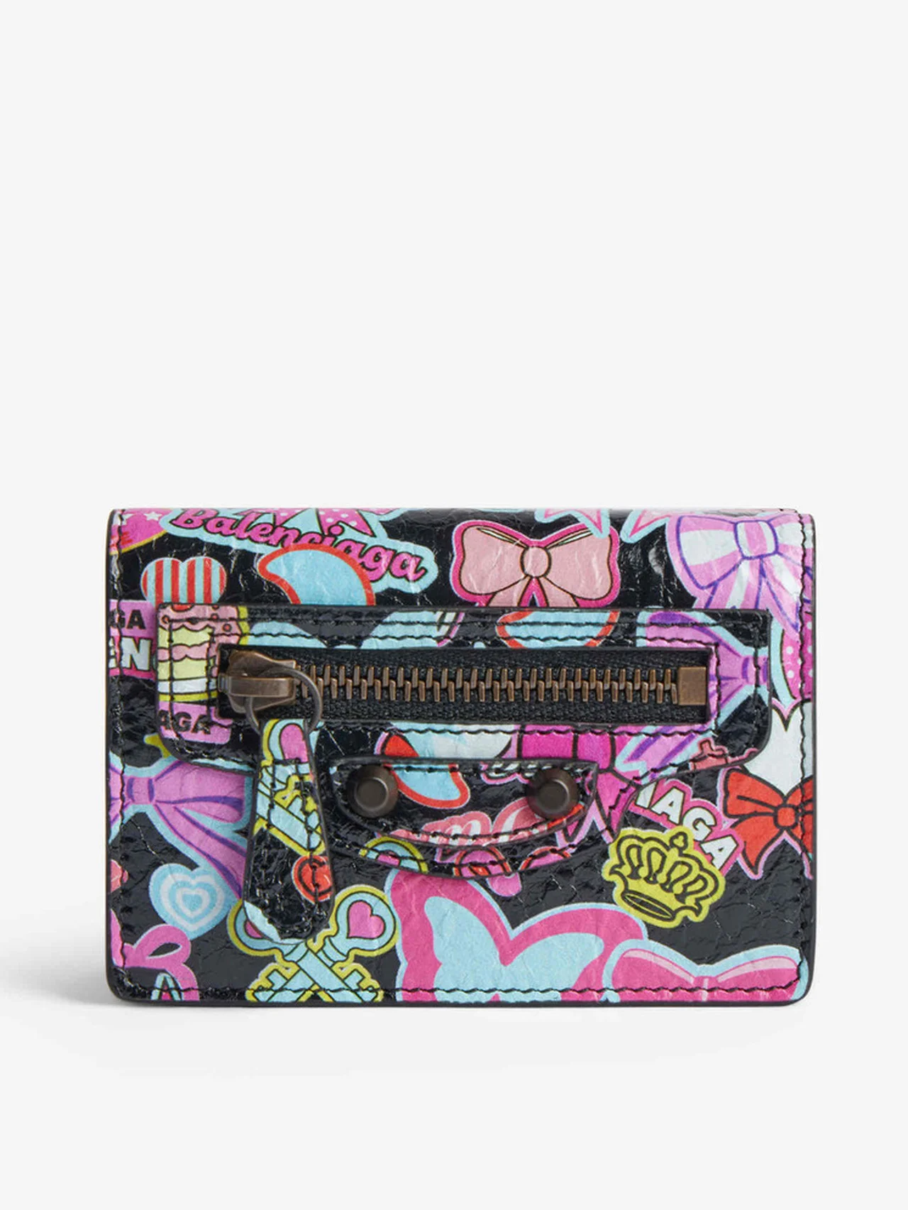【バレンシアガ】Y2Kムード漂う、ポップな三つ折り財布